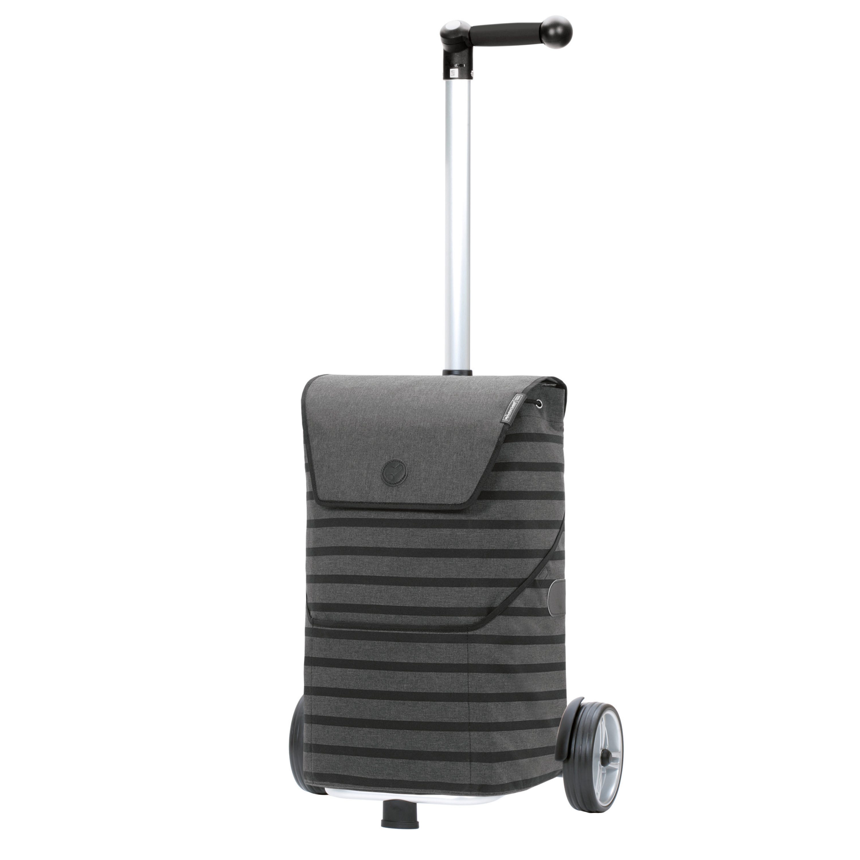 Andersen Einkaufstrolley Unus Shopper Jelke anthrazit, klappbar, höhenverstellbar, belastbar bis 40kg, wasserabweisend