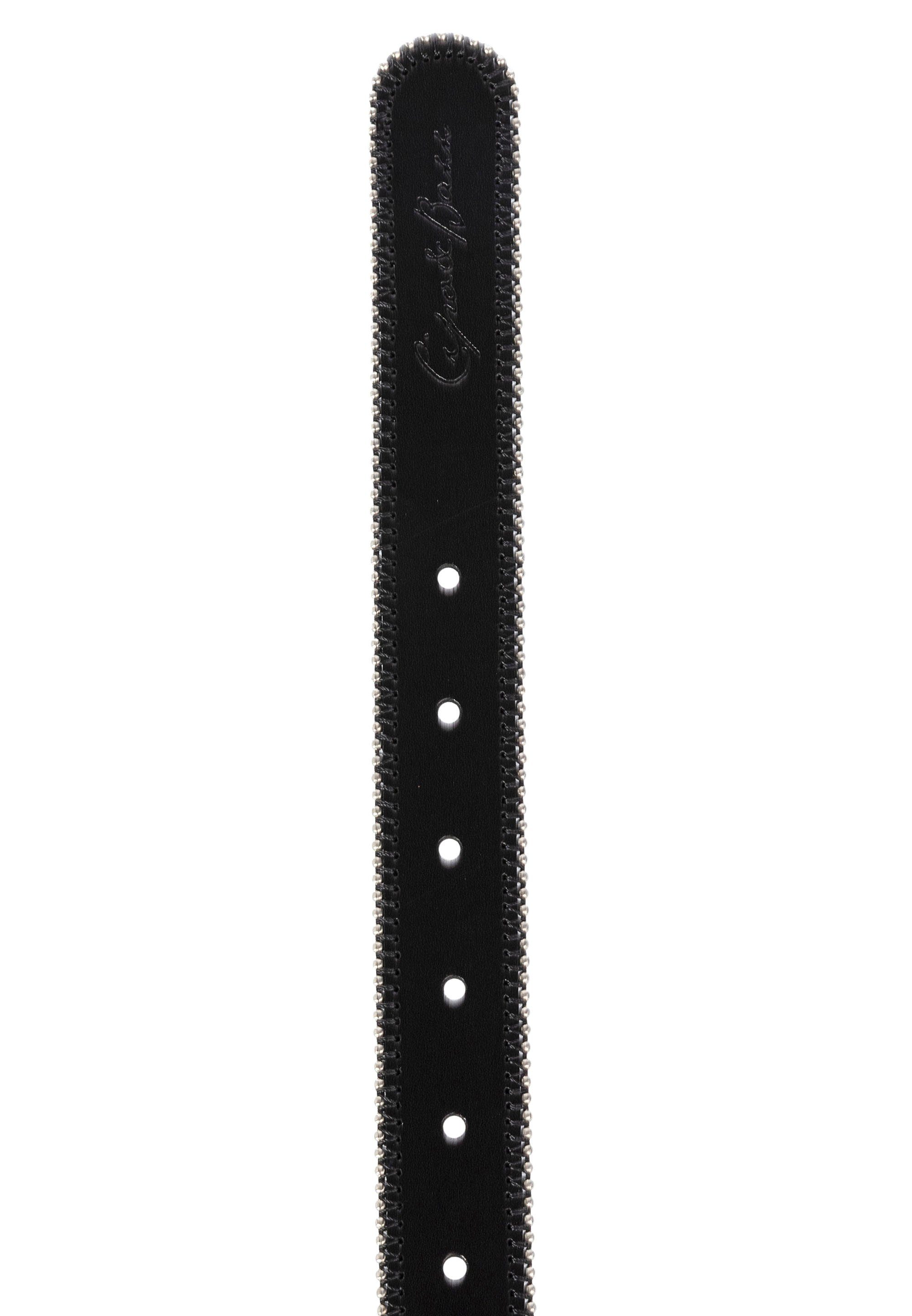 Cipo & Ledergürtel Baxx schwarz im Design ausgefallenen
