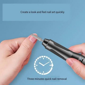 DESUO Maniküre-Pediküre-Set Elektrische Nagelfräser Verstellbare Geschwindigkei für Anfänger Profi