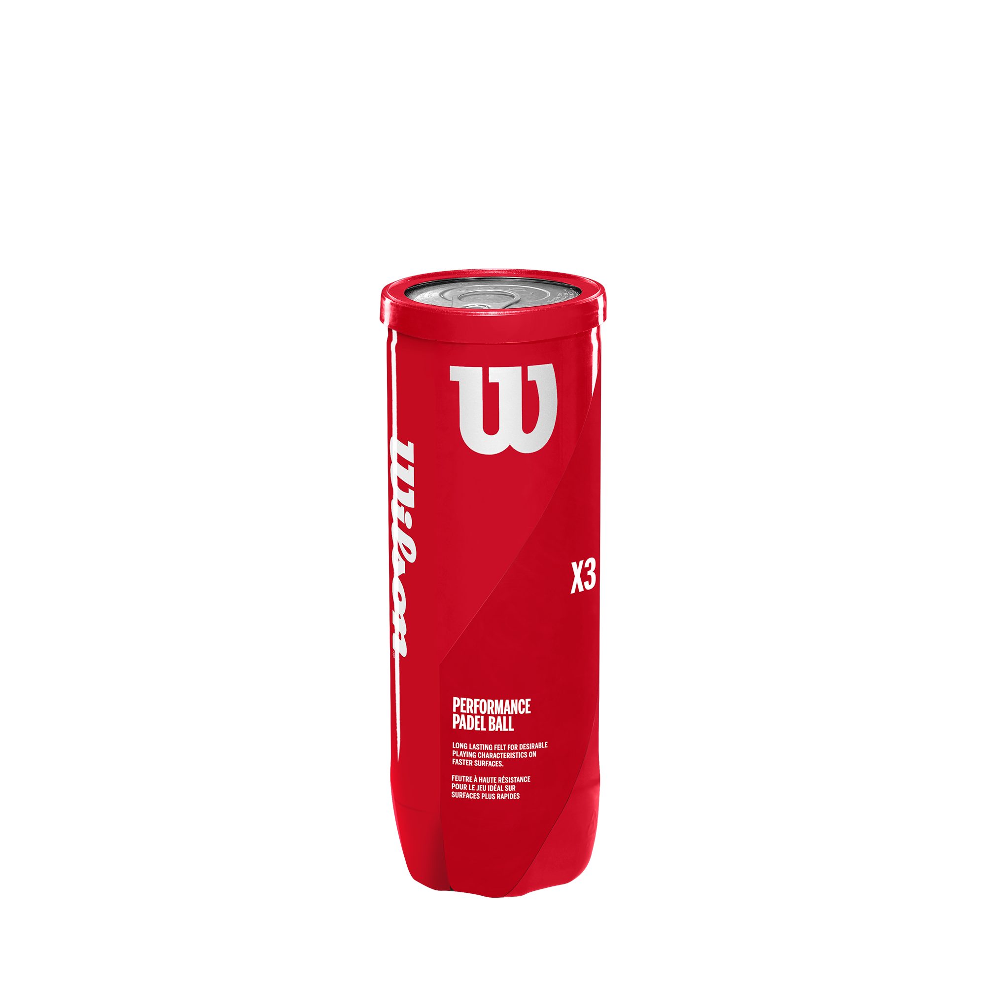 Wilson Tennisball PADEL X3 BALL Yellow/