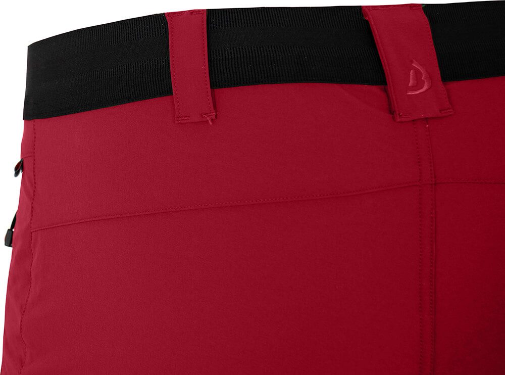 Bergson Outdoorhose ARRESÖ COMFORT Herren Wanderhose, leicht, strapazierfähig, Normalgrößen, rot
