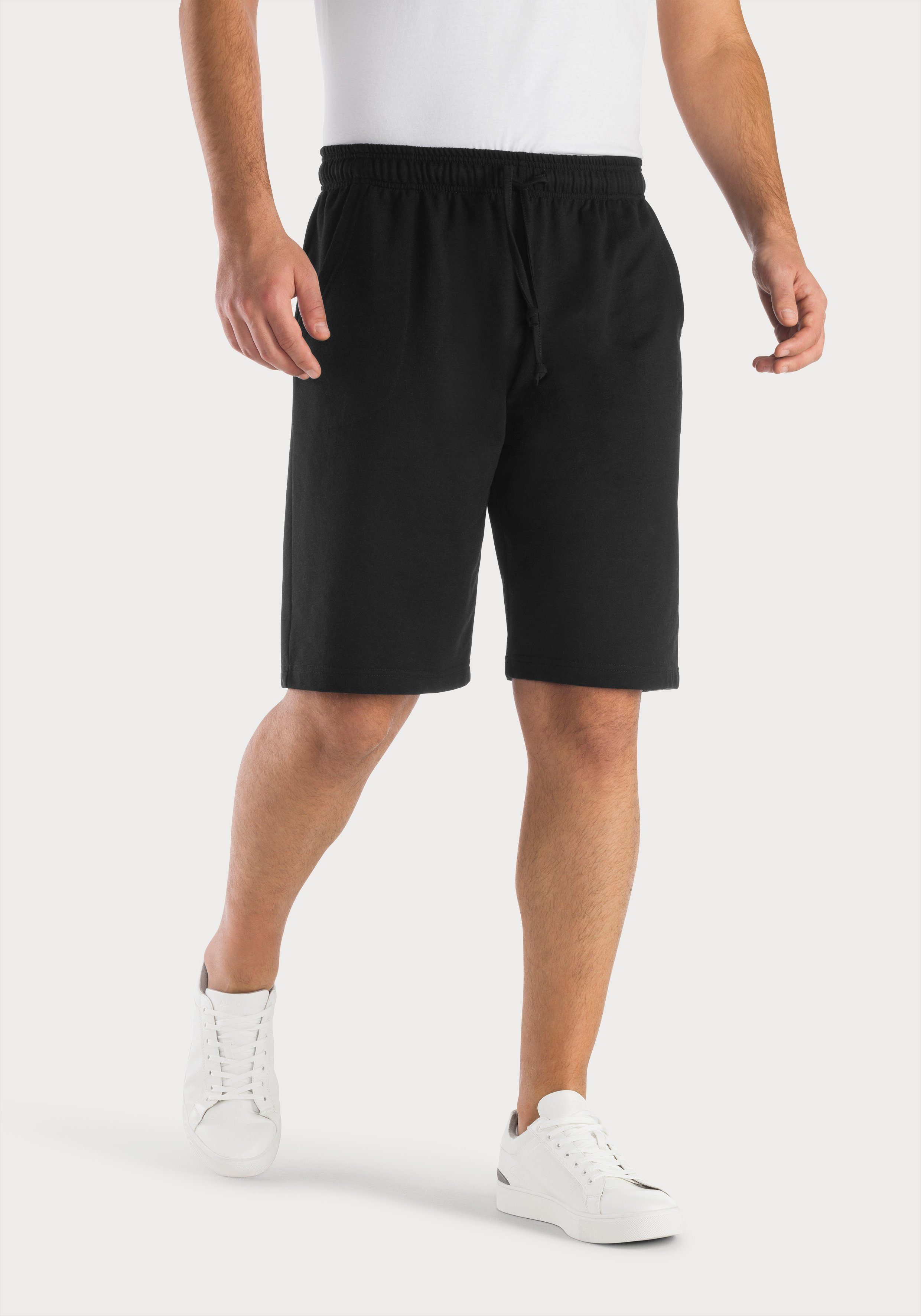 KangaROOS Sweatshorts aus Sweatware schwarz weicher