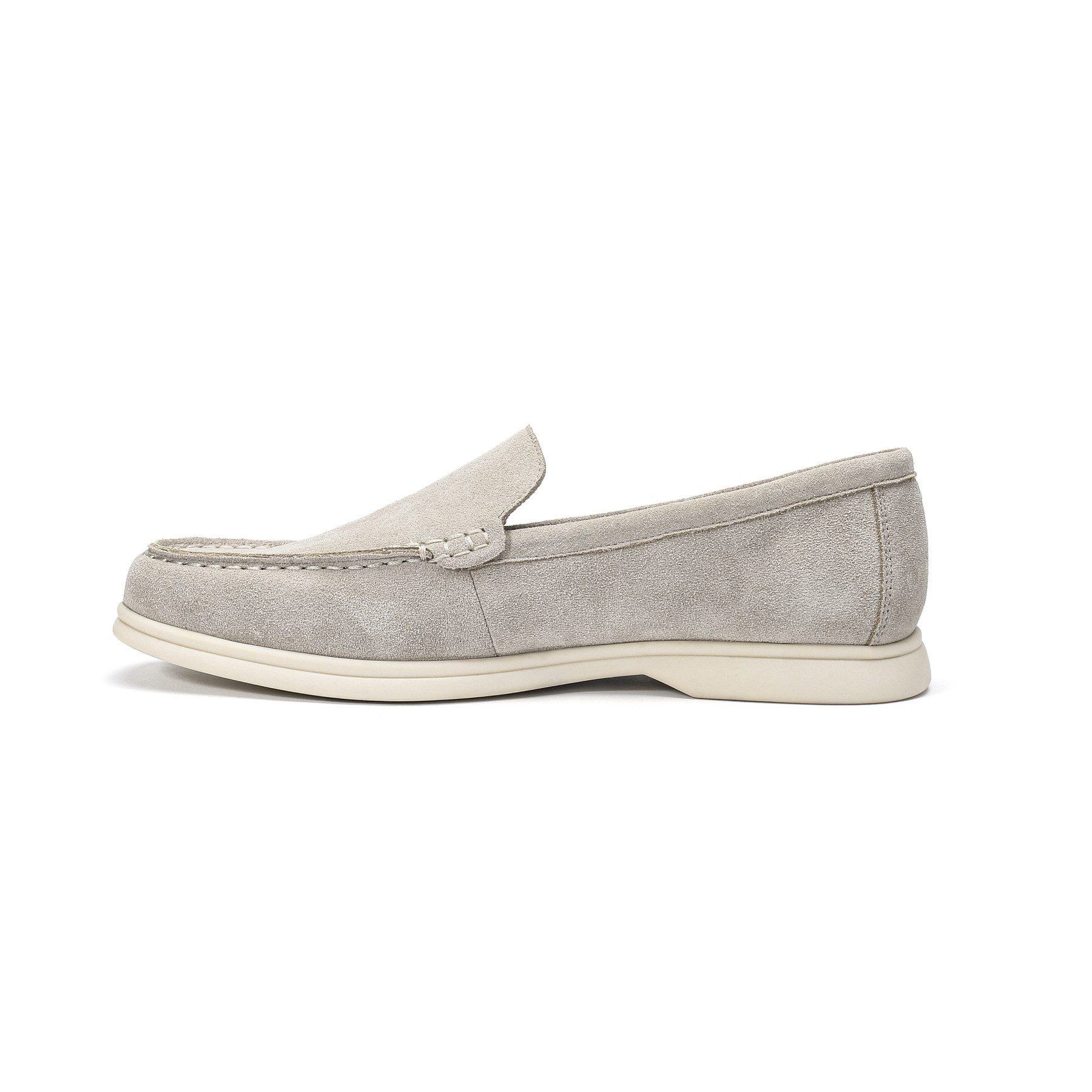 Allthemen Slip-On Sneaker Herren Loafers aus Suede Veloursleder Bequeme Slip-On-Slipper