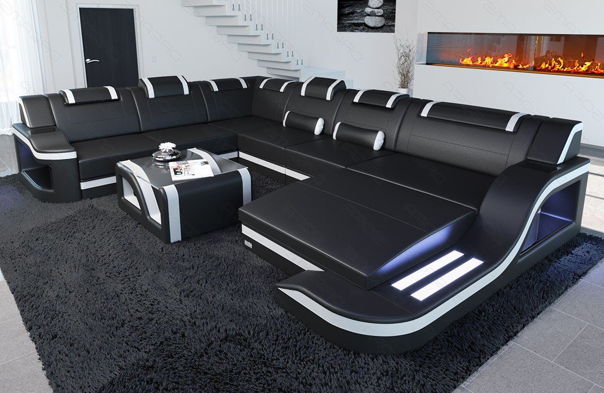 Sofa Dreams Wohnlandschaft Ledercouch Sofa Leder günstig online kaufen
