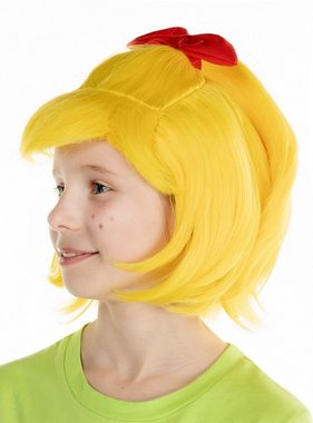 Maskworld Kostüm-Perücke Bibi Blocksberg Perücke für Kinder, Offizielle Kinderperücke des frechen, pfiffigen Hexenmädchens