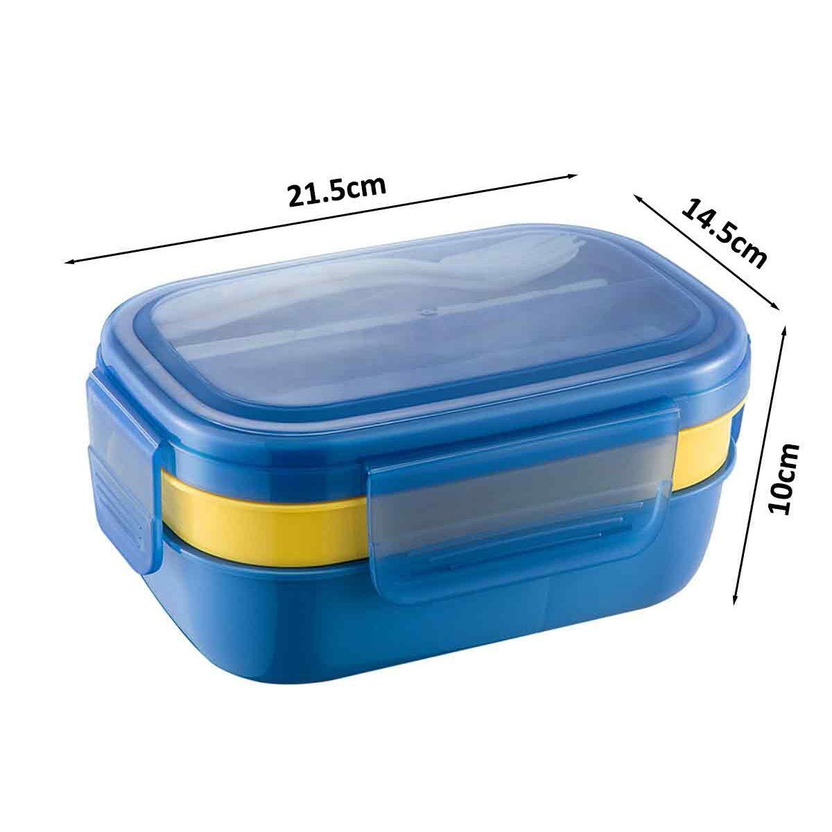 Lunchbox Schule Jormftte Box,Lunchbox für Erwachsene,Edelstahl, Bento für Blau Arbeit