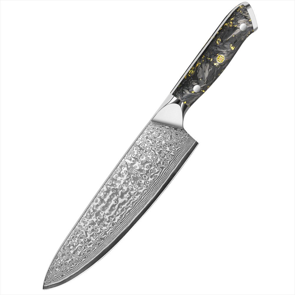 KEENZO Damastmesser 20cm Поварские ножи 67 Schichten Damaststahl handgeschmiedet Chefmesser