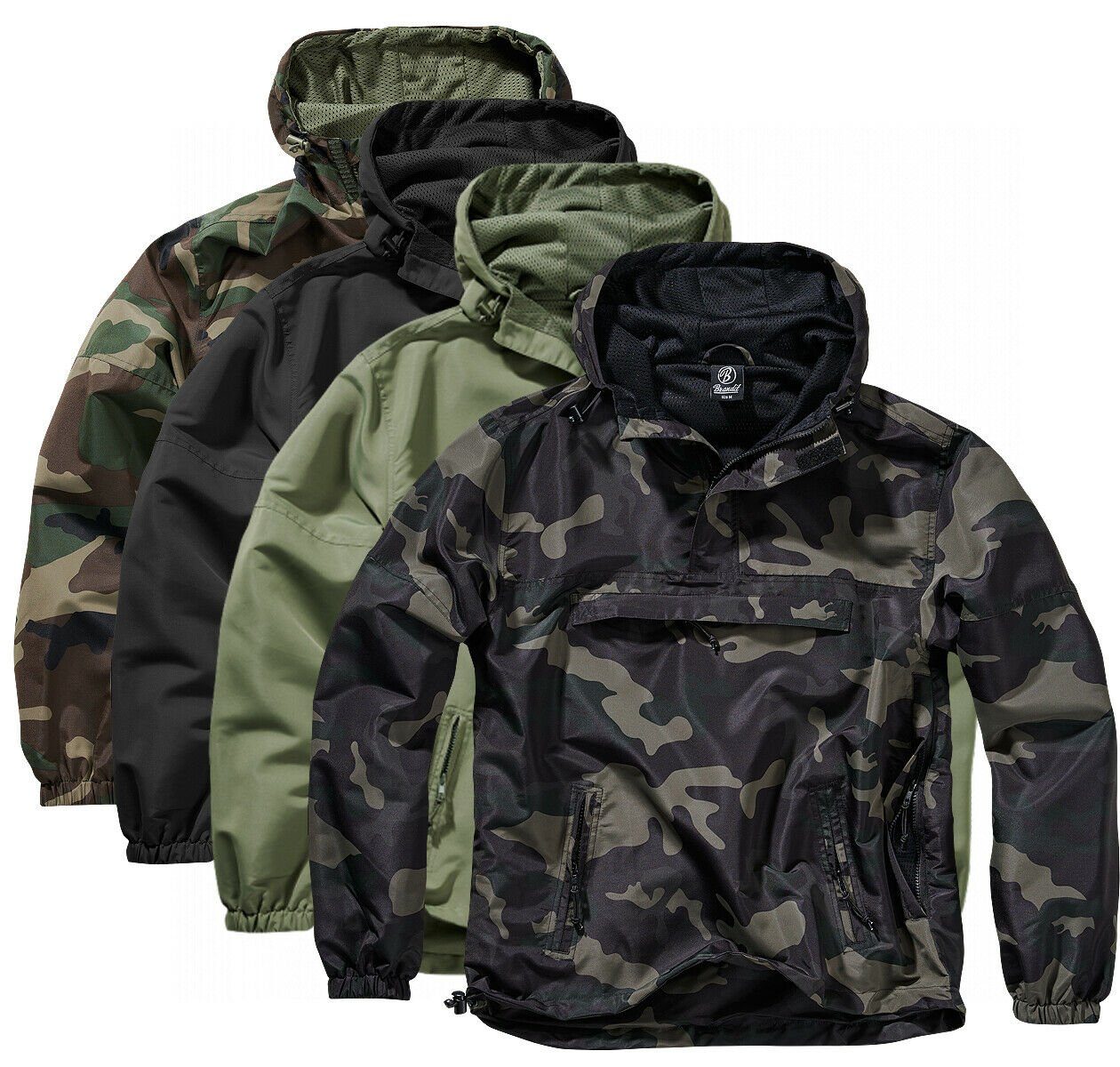 Brandit Regenjacke Allwetterjacke Regenjacke Windbreaker Übergangs Herbst Jacke Outdoor – Bild 4 von 5