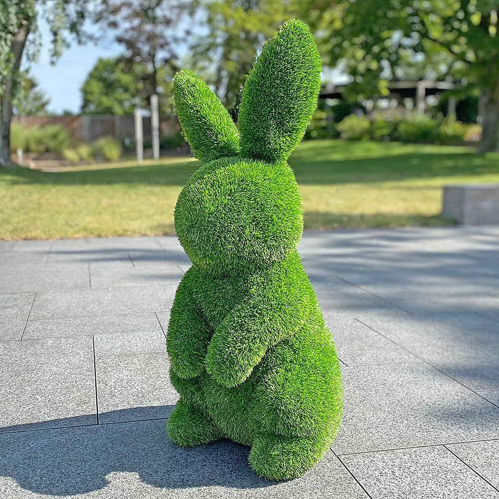 Kögler Gartenfigur AniPlants Grasfigur Hase – wetterfeste Gartendeko, 105 cm, modern, Modernes Design und hochwertige Verarbeitung