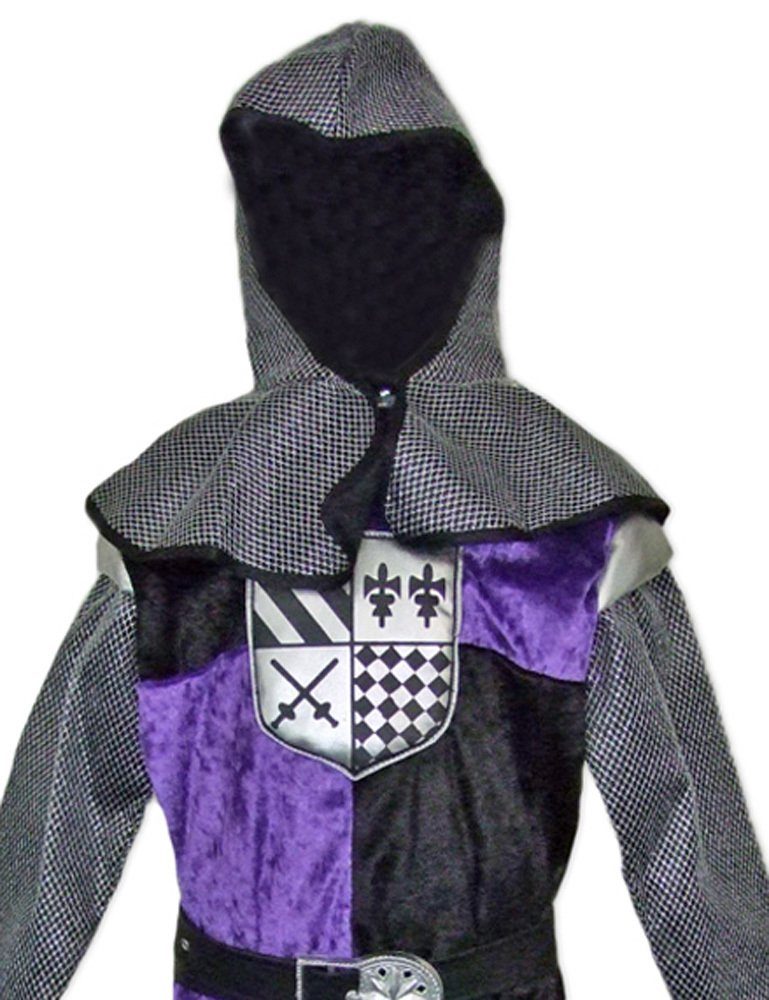 Das Kostümland Ritter-Kostüm Ritter Tarik Kostüm für Kinder Schwarz Lila