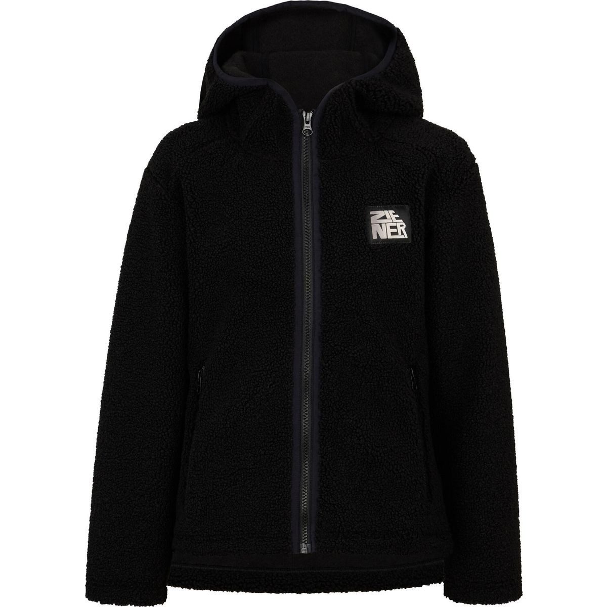 Ziener Fleecejacke Juha-z Midlayer Junior Unisex Wärmende Midlayer Jacke für Kinder aus modischem High-Loft-Fleece mit