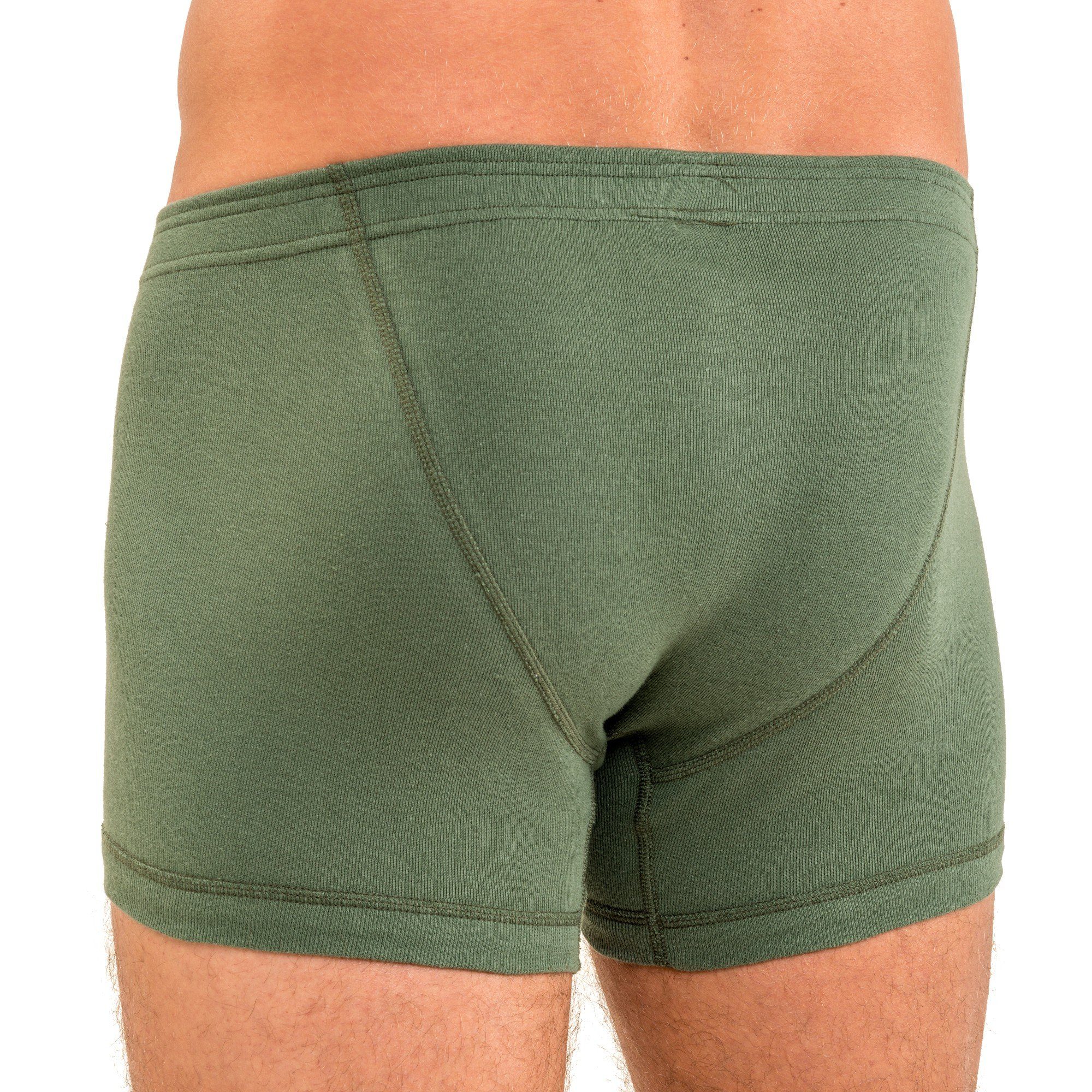 HERMKO Retro Boxer 3901 Bio-Baumwolle Pant mit elastischem Börtchen Dehnbund ohne Eingriff