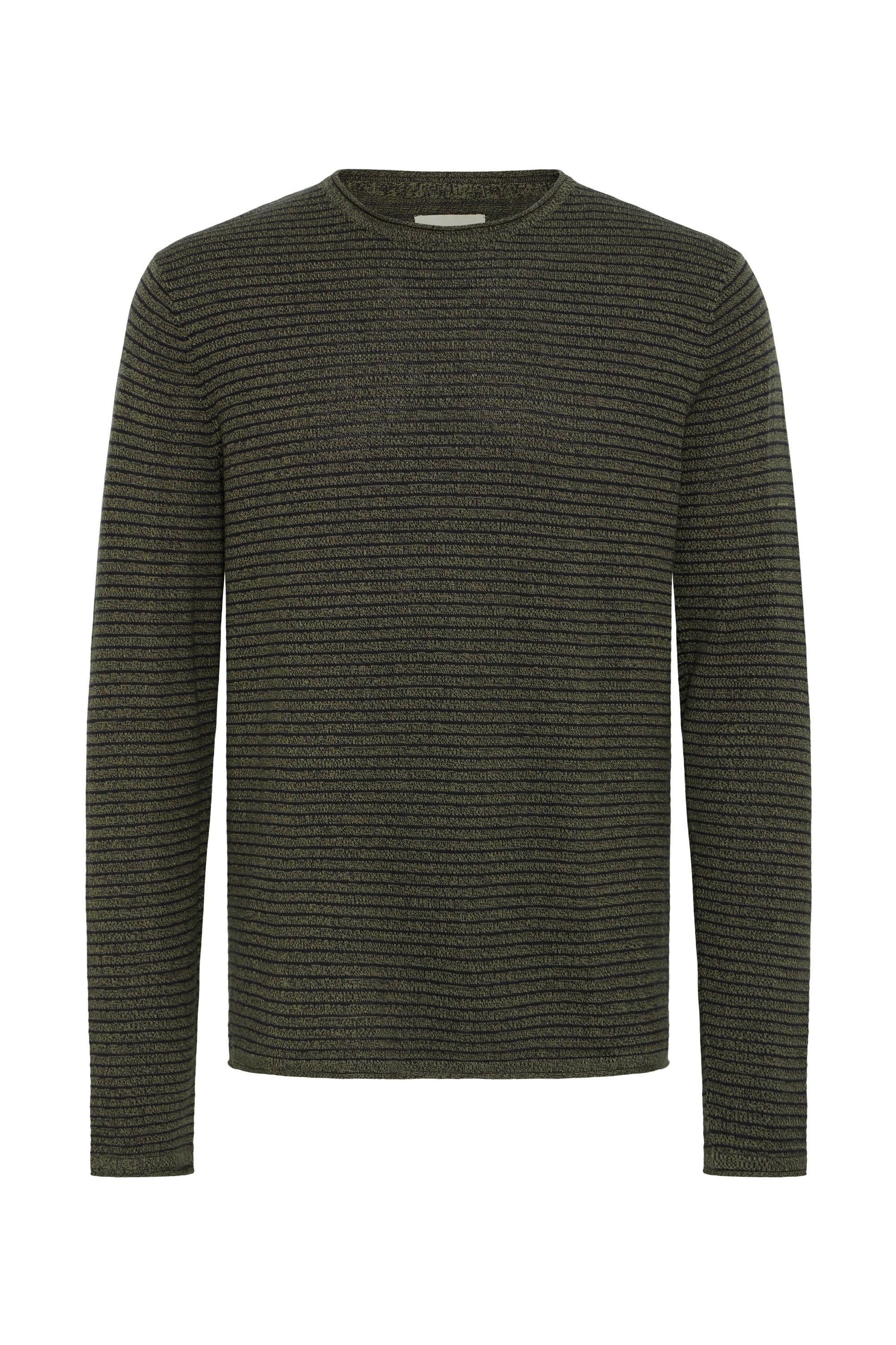Blend Strickpullover BHBror Stilvoller Feinstrick-Pullover mit strukturiertem Strickmuster
