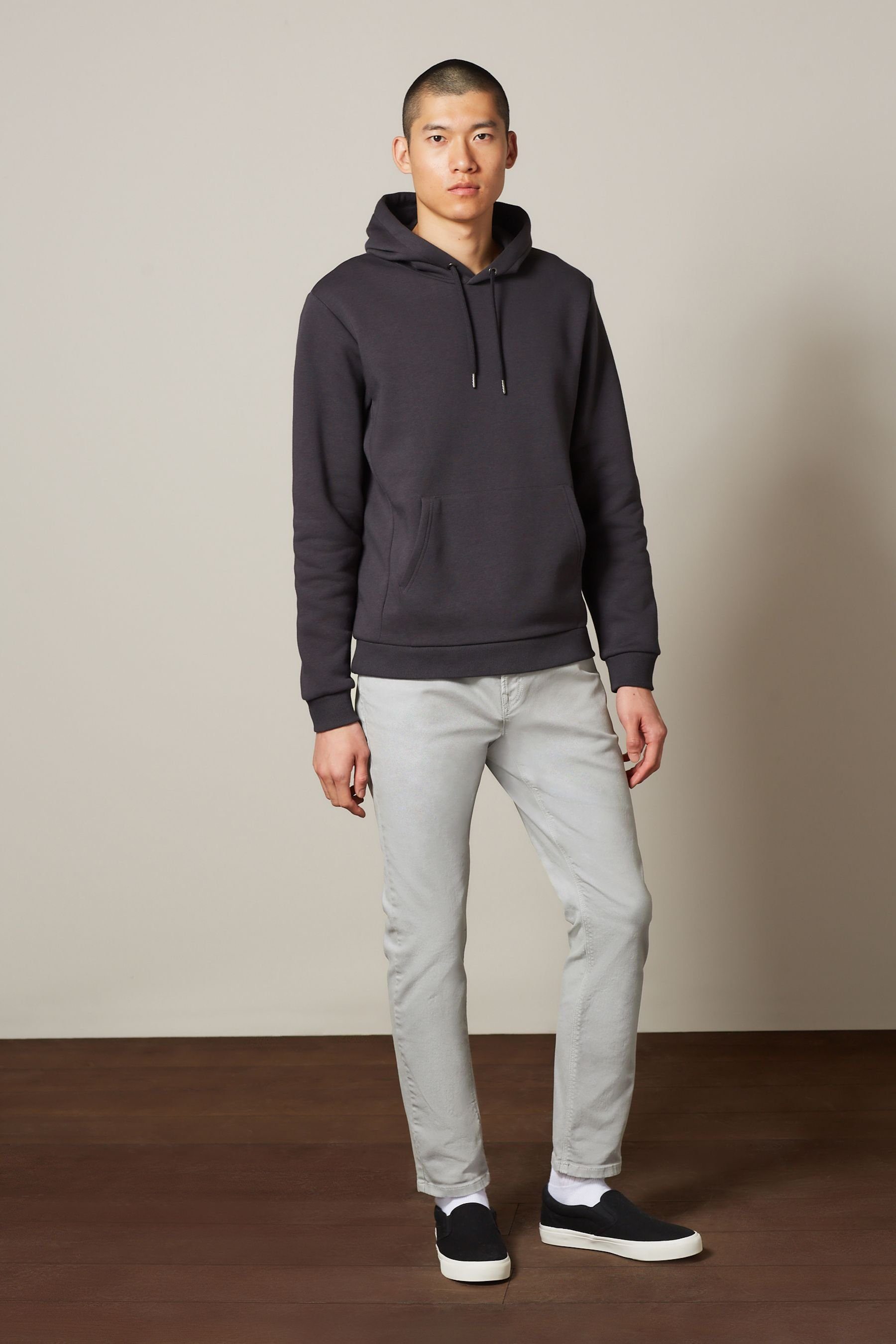 Light Grey (1-tlg) Slim-fit-Jeans Next