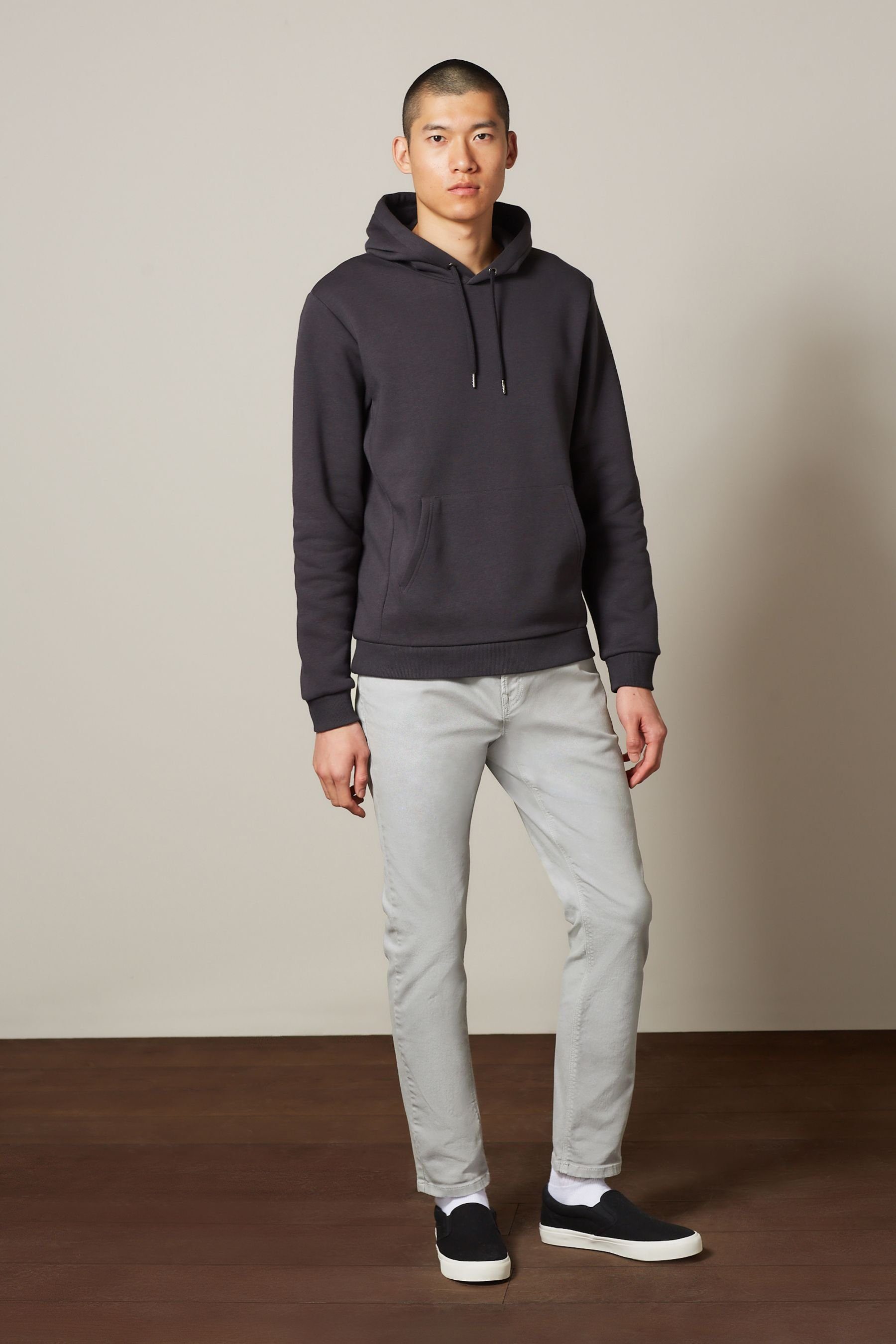 Slim-fit-Jeans (1-tlg) Next Grey Light