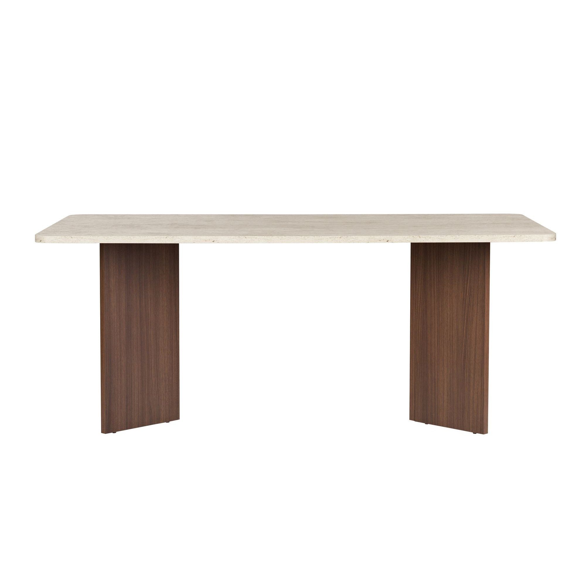 Skye Decor Esstisch Linza (1-St., 1 Tisch), Japandi Design, Rechteckige Tischform, Kratzunempfindlich