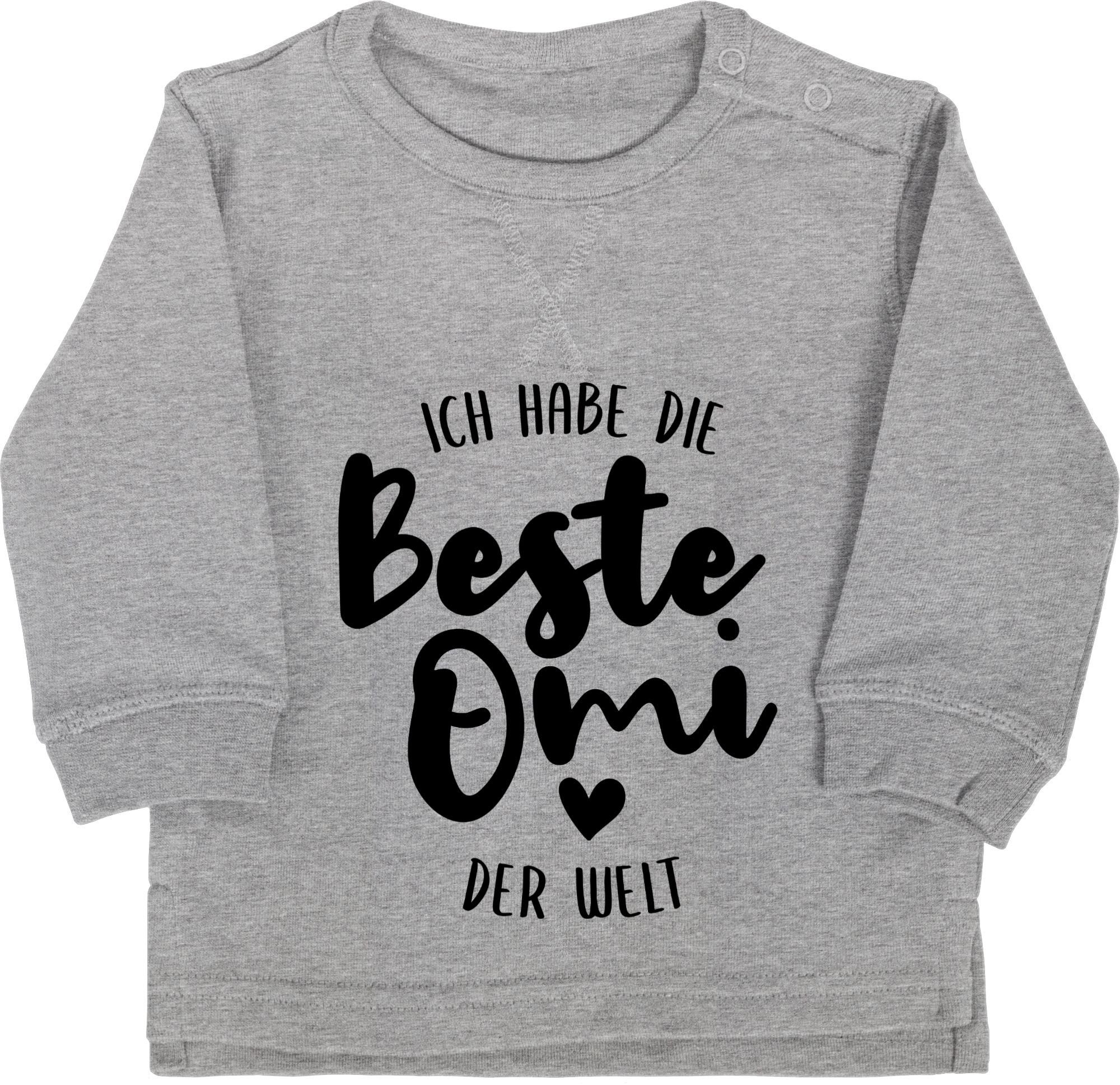 Shirtracer Sweatshirt »Ich habe die beste Omi der Welt schwarz