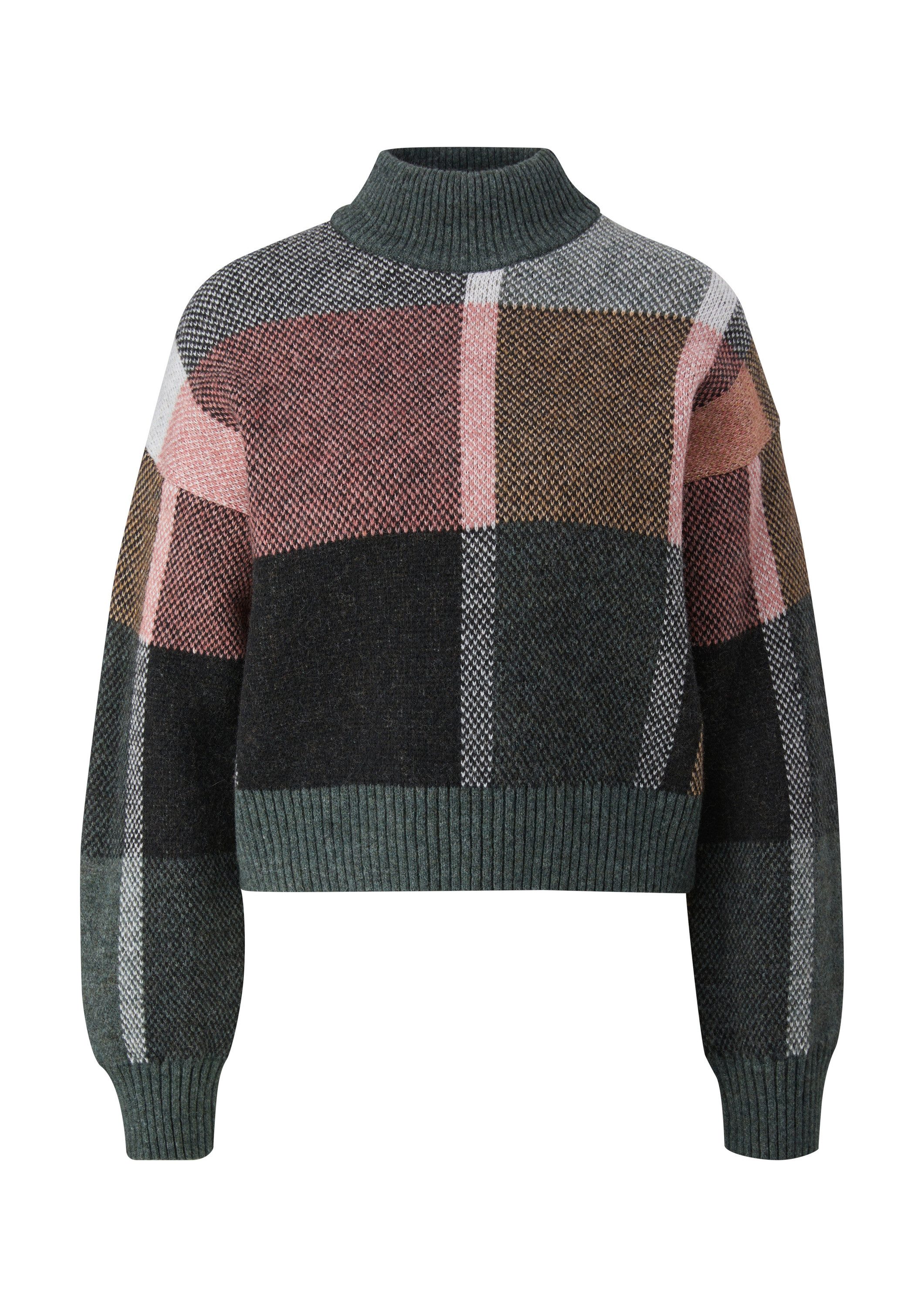 s.Oliver Longpullover Strickpullover Strickpullover aus Wollmix günstig online kaufen