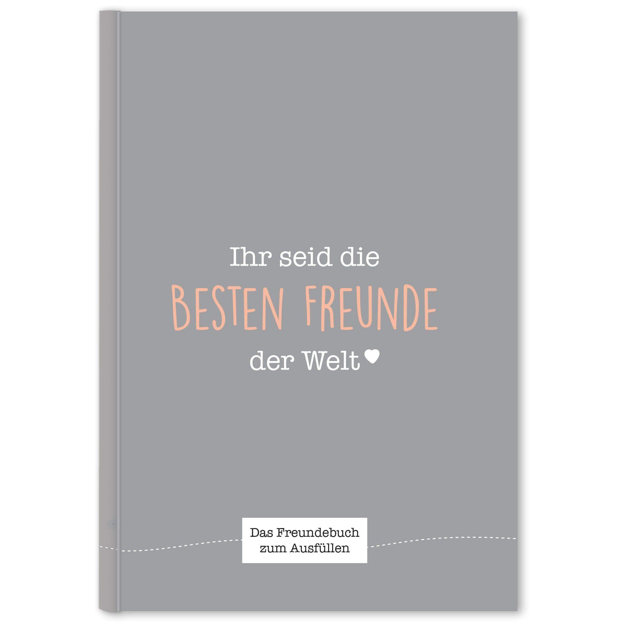 CUPCAKES & KISSES Poesiealbum Freundebuch für Erwachsene zum Ausfüllen