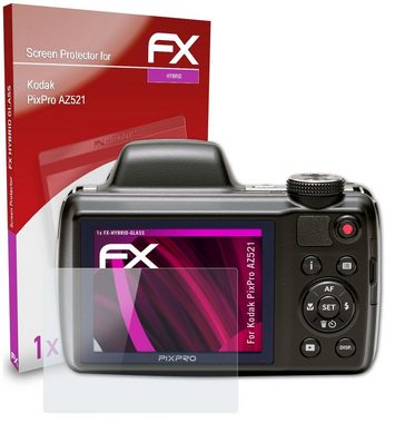 atFoliX Schutzfolie Panzerglasfolie für Kodak PixPro AZ521, Ultradünn und superhart