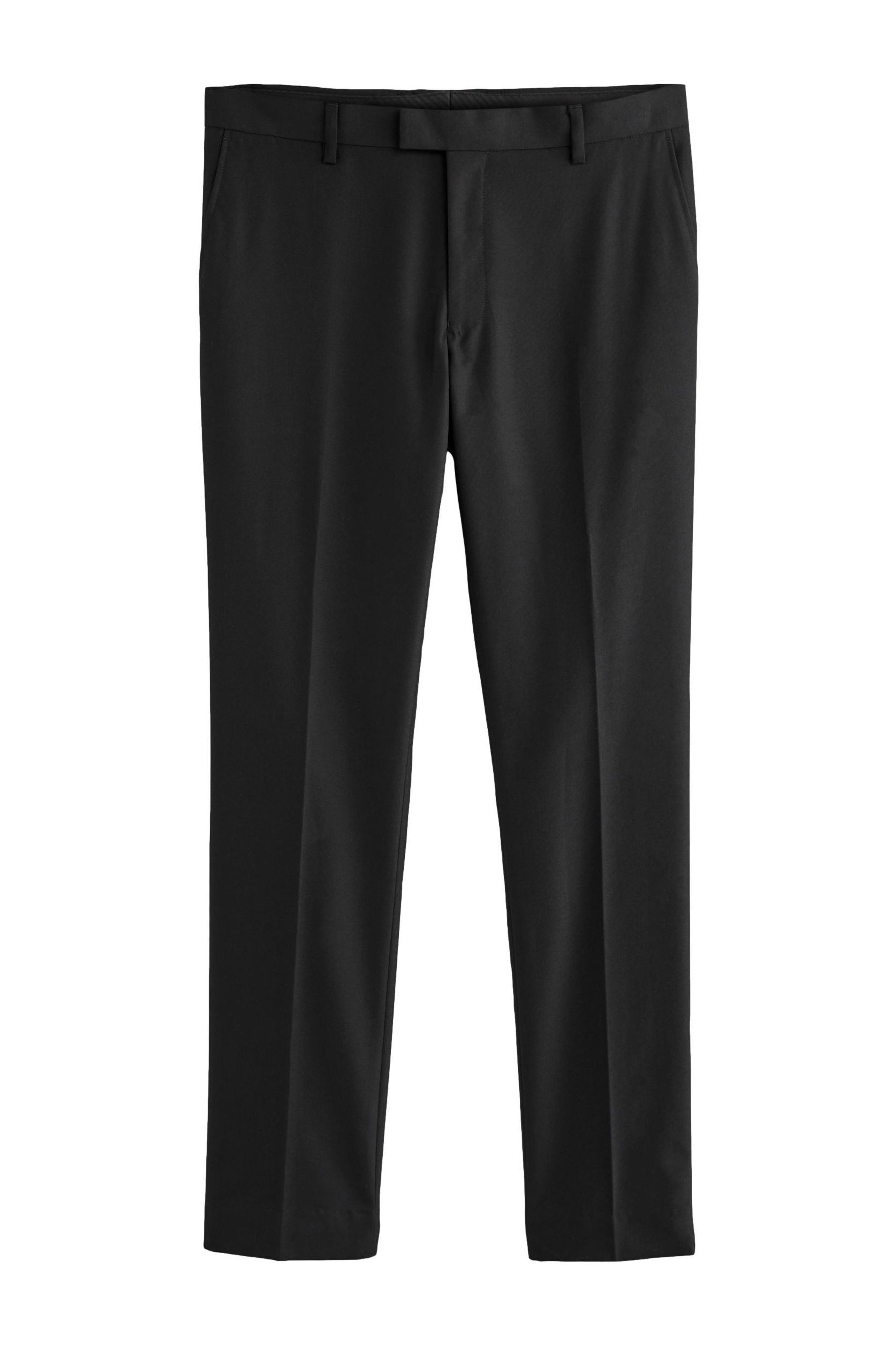 Anzughose Slim Fit Smokinghose mit Kontraststreifen