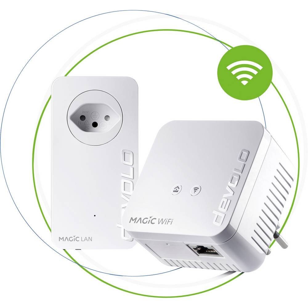 DEVOLO Powerline WLAN Starter Kit Reichweitenverstärker