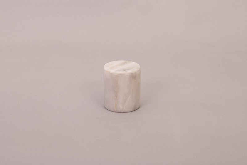 marmortrend Sehnsucht nach Einzigartigkeit Wattepadspender Marmor Wattebehälter/Vorratsdose