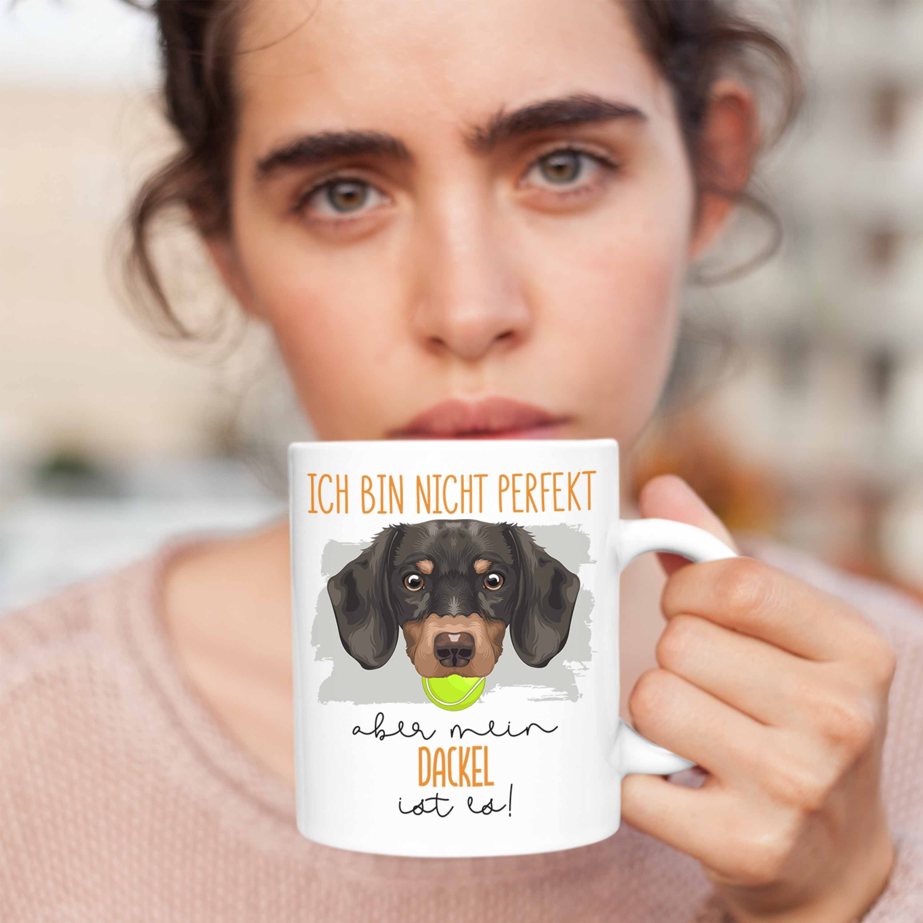 Besitzer Lustiger Tasse Spruch Weiss Geschenkidee Dackel Tasse Geschenk Trendation Besitzerin