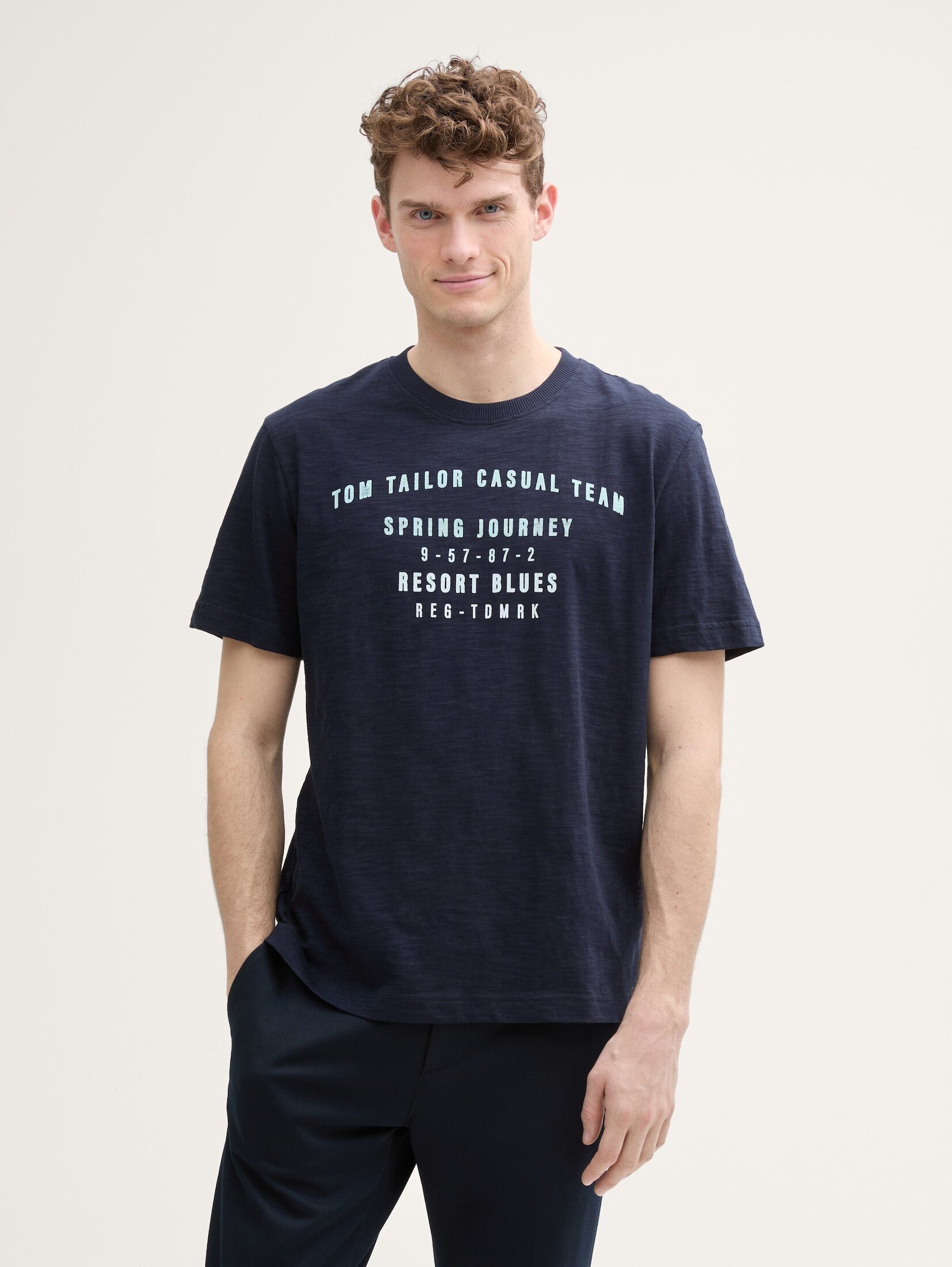 TOM TAILOR T-Shirt T-Shirt aus Baumwolle günstig online kaufen