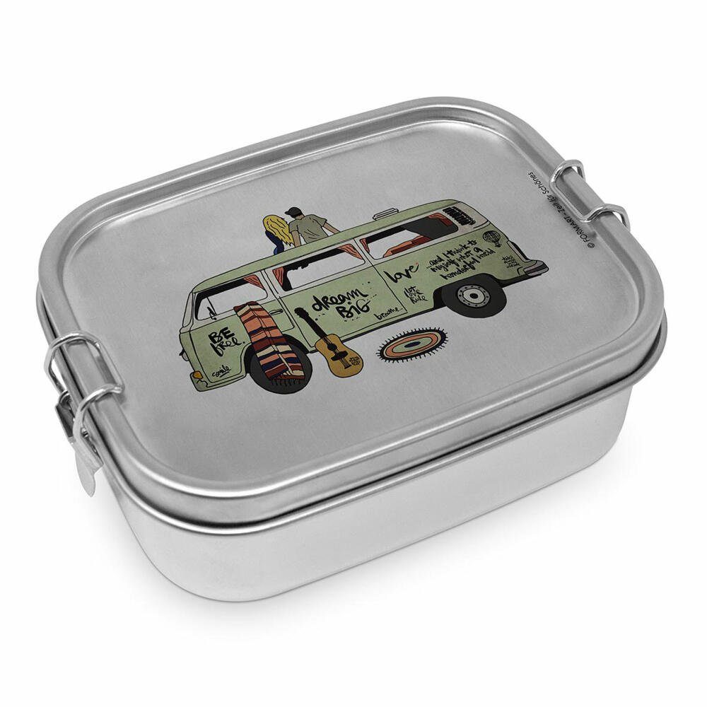 PPD Lunchbox Freiheit Steel 900 ml, Edelstahl
