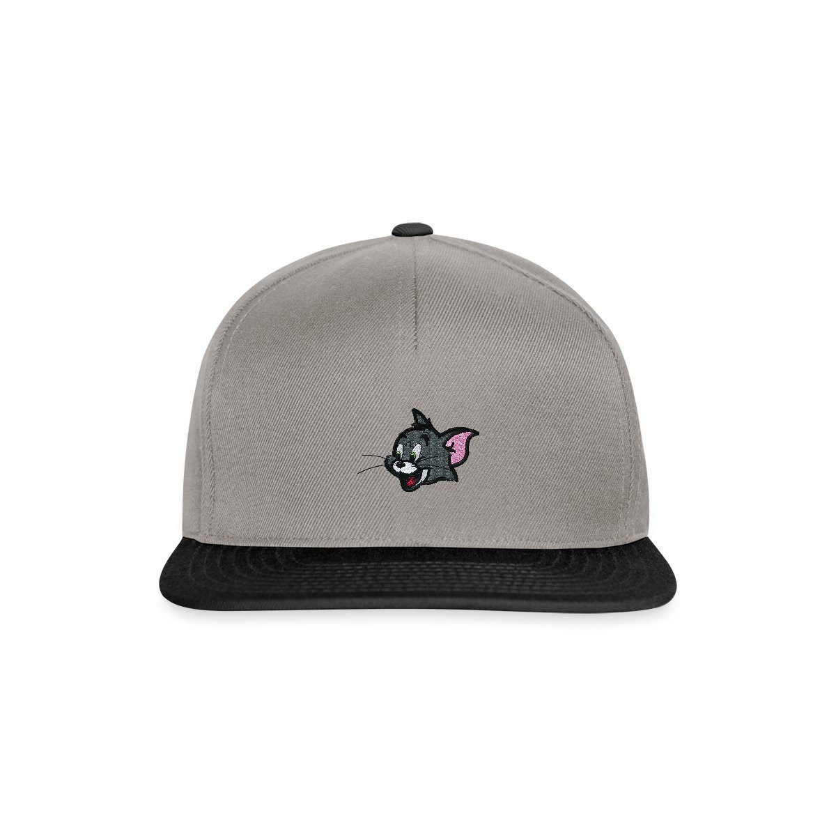 Snapback Cap Tom & Jerry Tom Als Stick-Design Snapback Cap