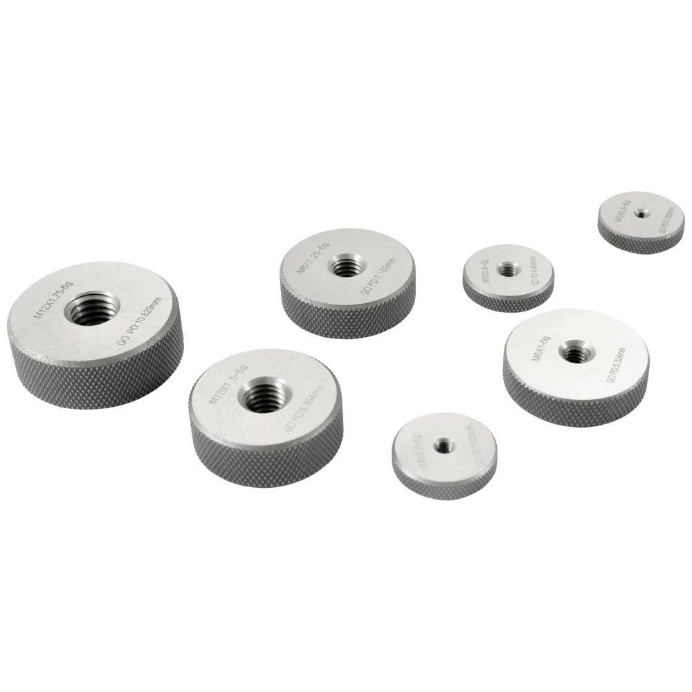 Fühlerlehre 7-teiliges Gewindelehren-Set, Go-Ringlehre