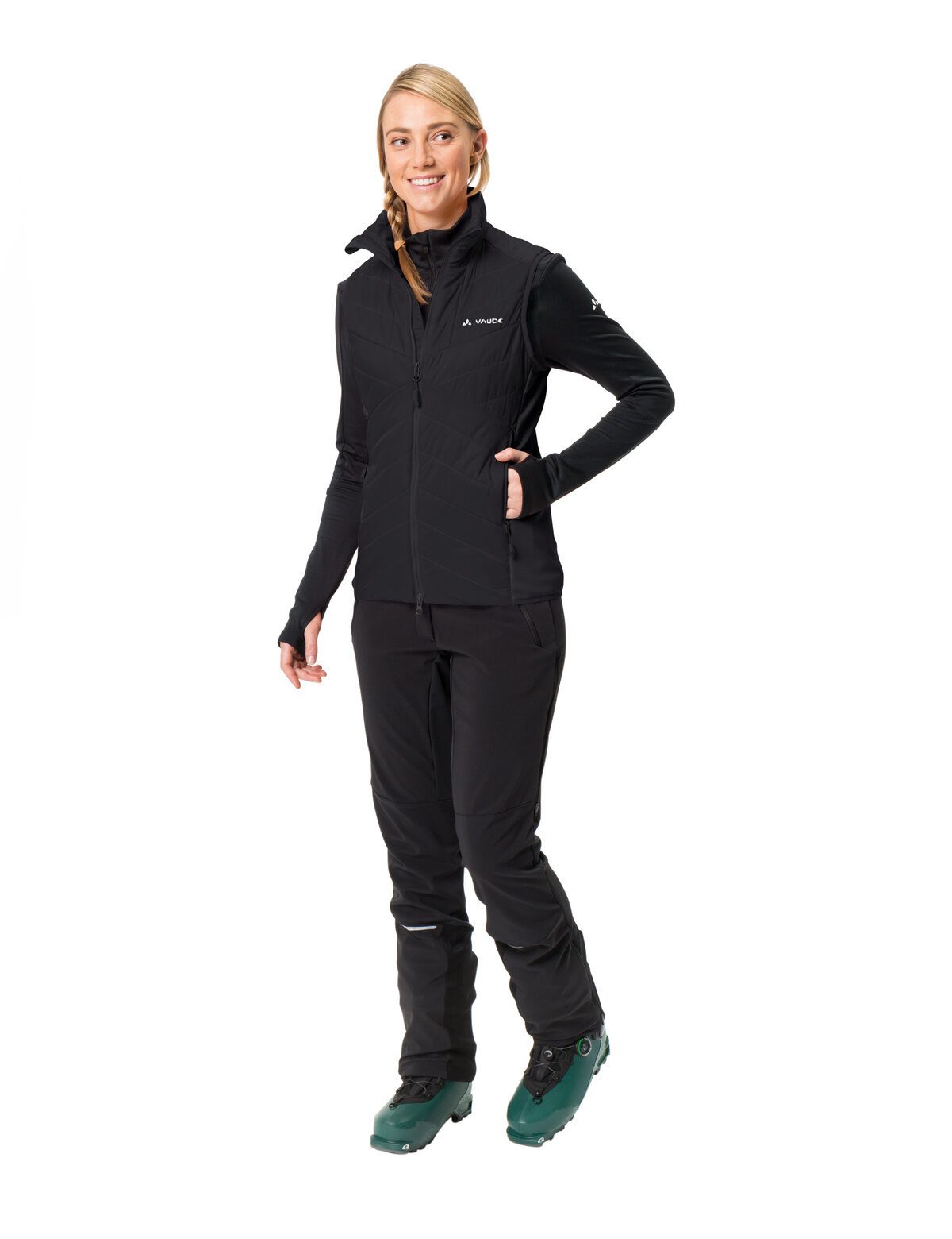 VAUDE Steppweste Women's Sesvenna Vest IV mit Steppung, Obermaterial aus Polyamid – Bild 5 von 5