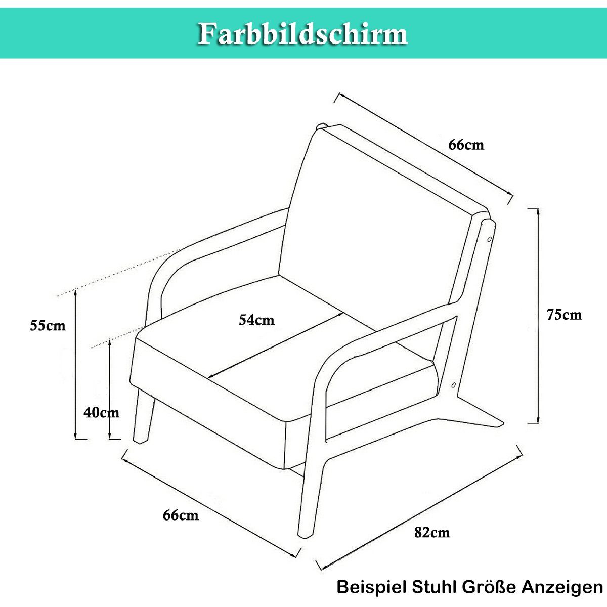 Sesselbezug Wohnkultur Stuhlbezug, Stretch Grün Stuhlhusse Qelus, Reißverschluss