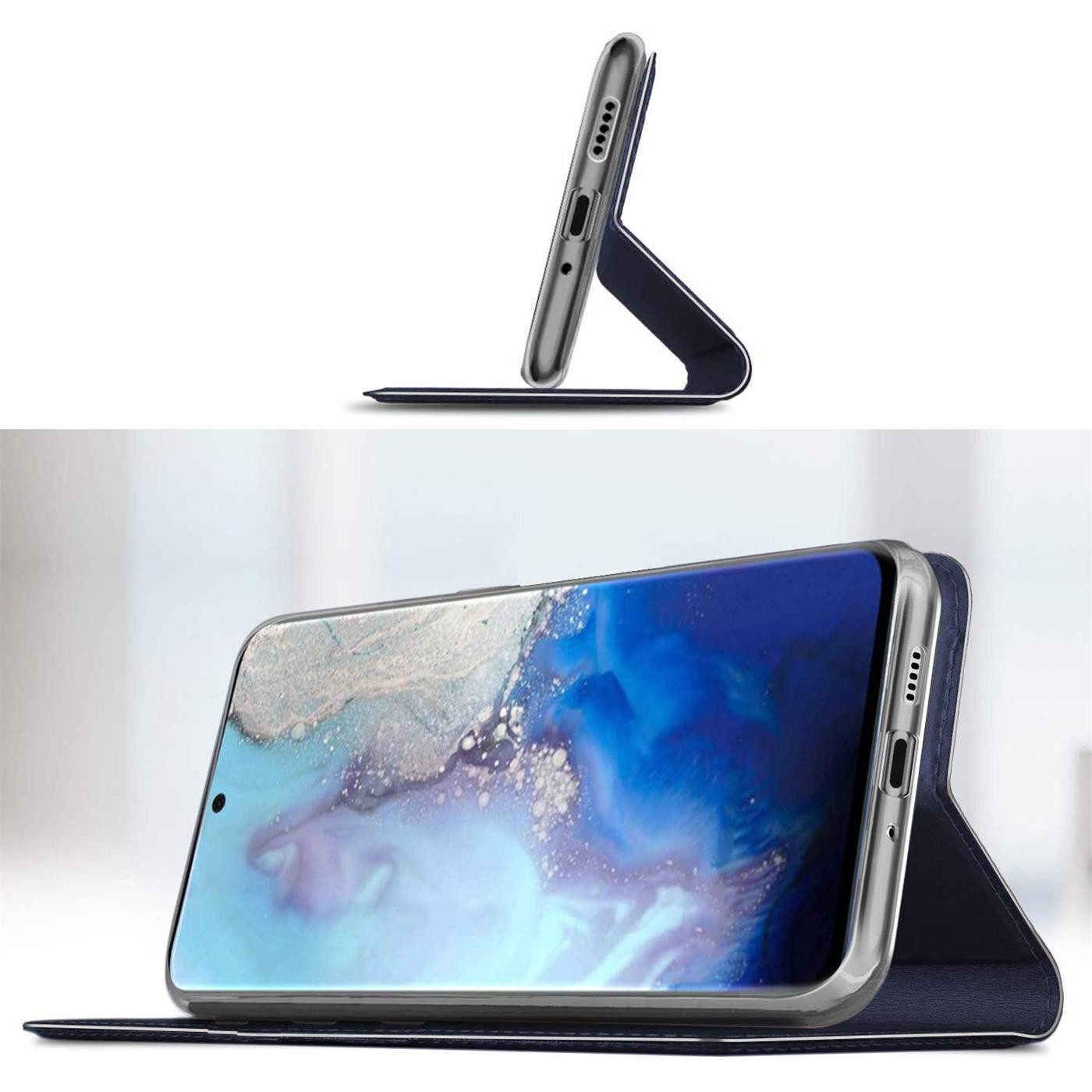 CoolGadget Handyhülle Klapptasche Wallet Kartenfach für Samsung Galaxy S20 Ultra 6,9 Zoll, Ultra Slim Flip Case Hülle Klapphülle Cover Schutzhülle