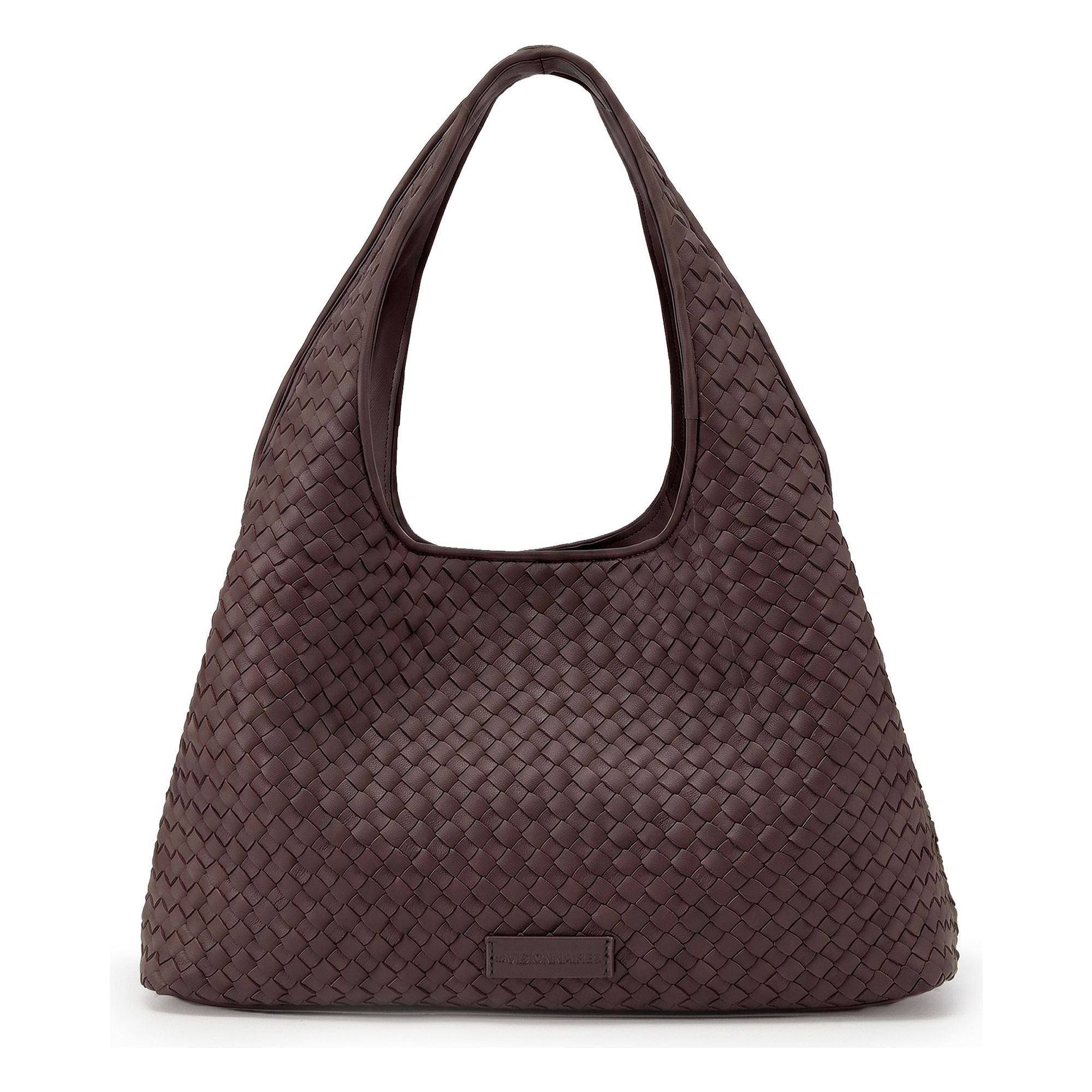 Les Visionnaires Schultertasche Paz Weave, Leder