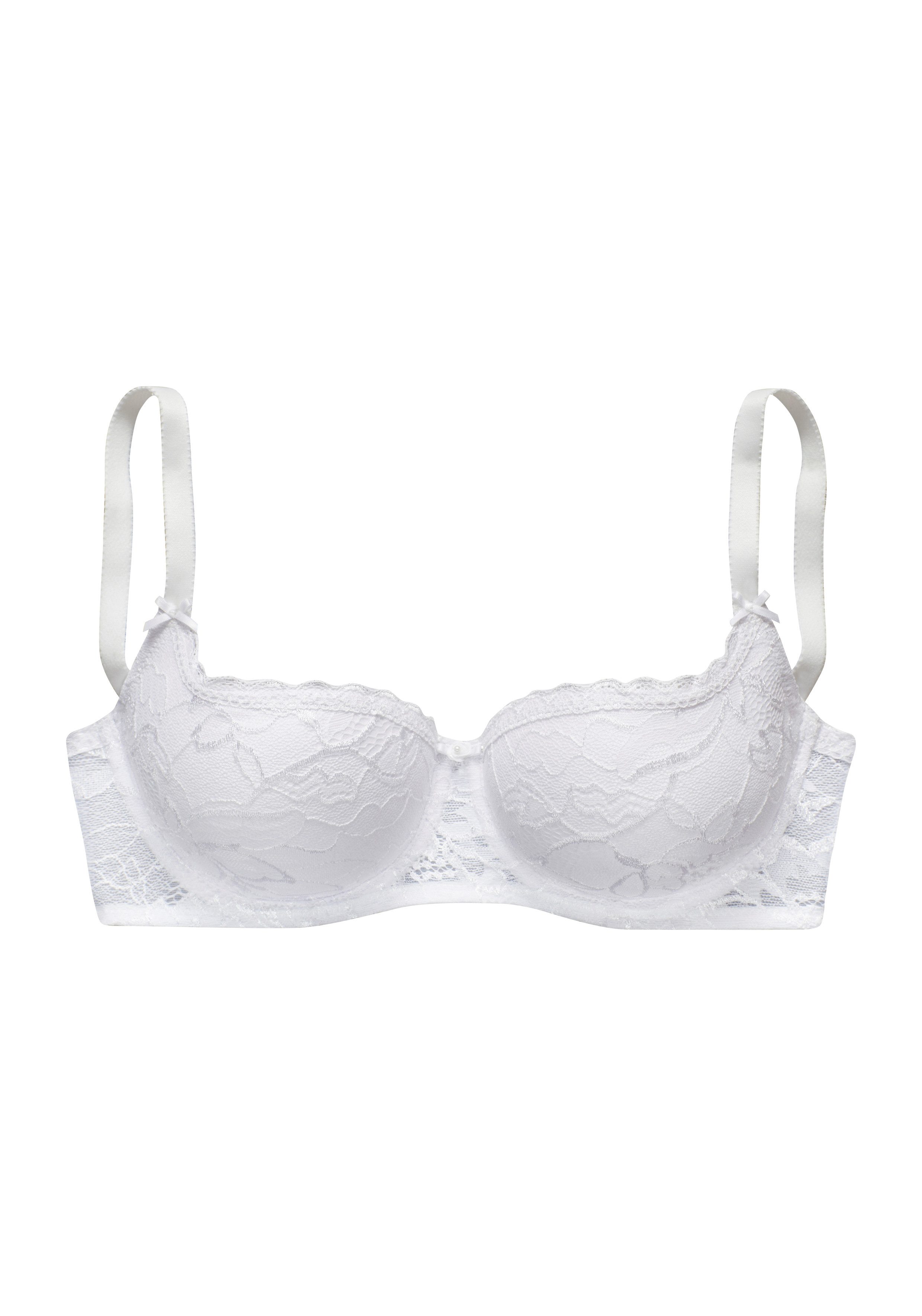 Nuance Balconette-BH mit Bügel aus schimmernder Jacquardspitze, sexy Dessous