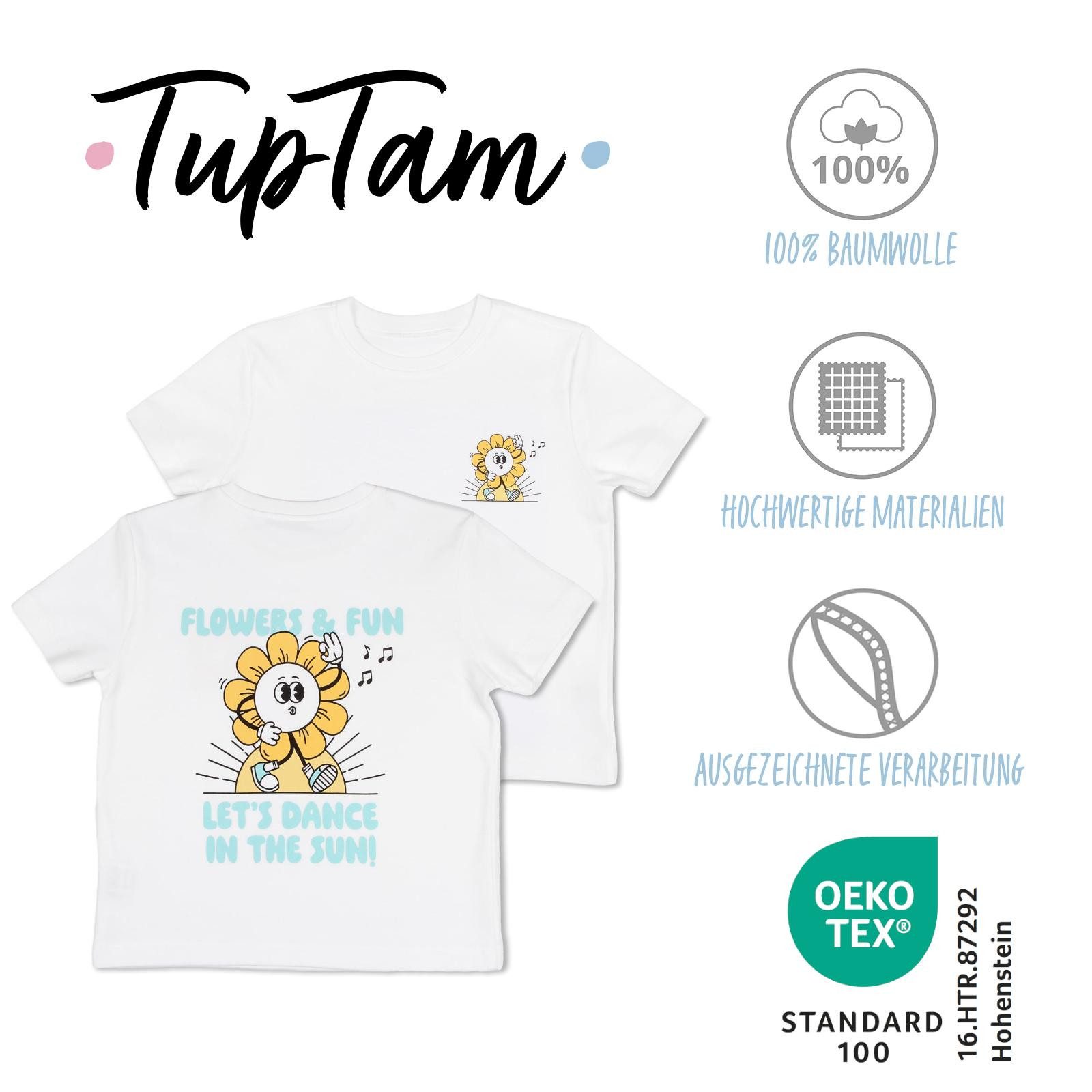 TupTam T-Shirt bedruckt Retro Rückenprint