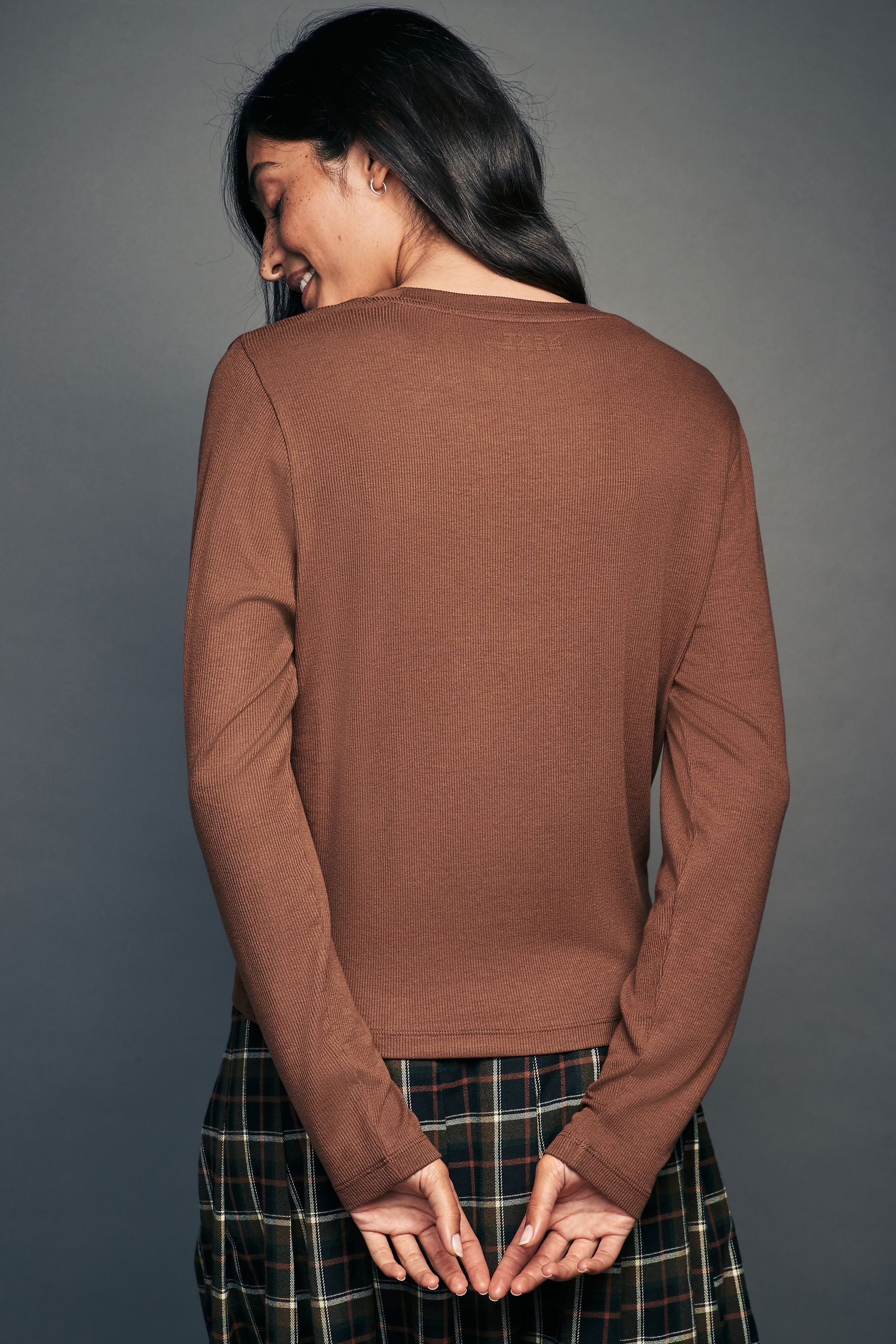 Next Langarmshirt Weiche, gerippte Langarmshirts mit günstig online kaufen