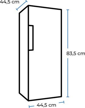 exquisit Kühlschrank KS86-0-090E, 83,5 cm hoch, 44,5 cm breit, 79 L Volumen