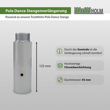 TRUTZHOLM Trainingsstation Pole Dance Verlängerung Tanzstangenverlängerung für Tanzstange 45mm, (1-tlg)
