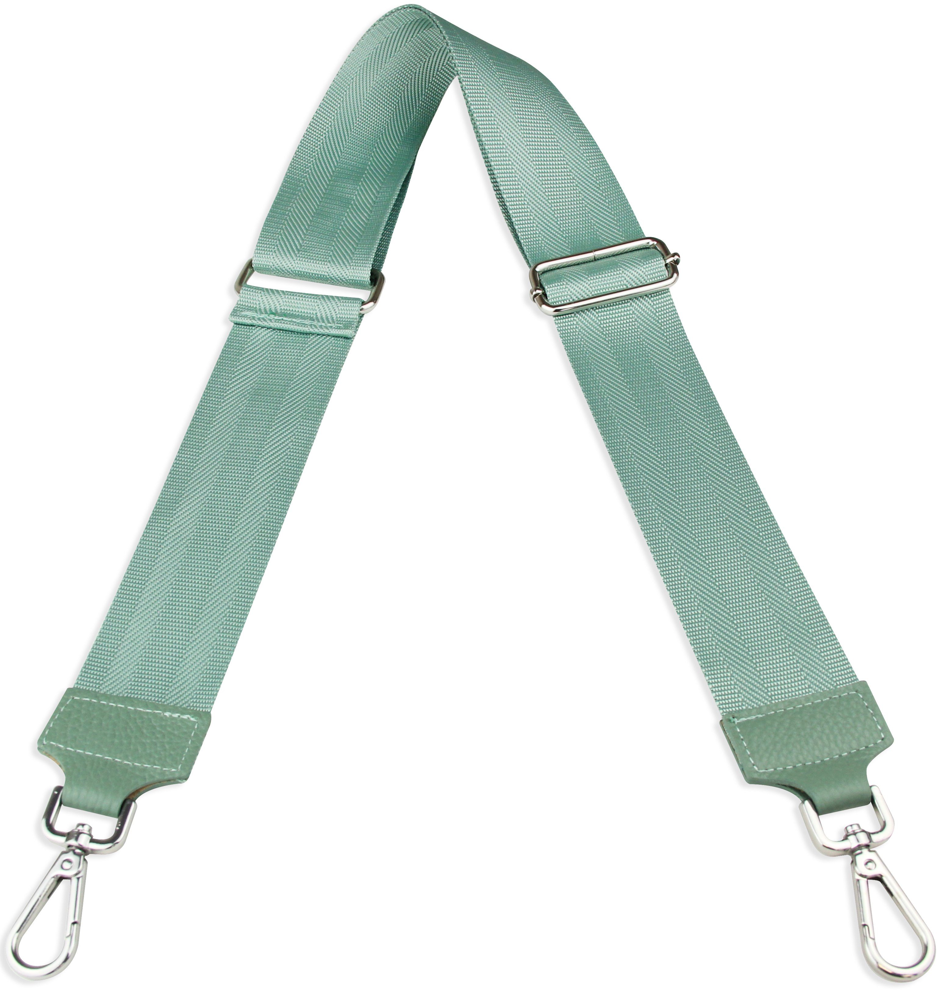 Frentree Schulterriemen MADE IN ITALY, 5cm breiter Schultergurt für Taschen, verstellbarer Gurt, Muster: Einfarbig