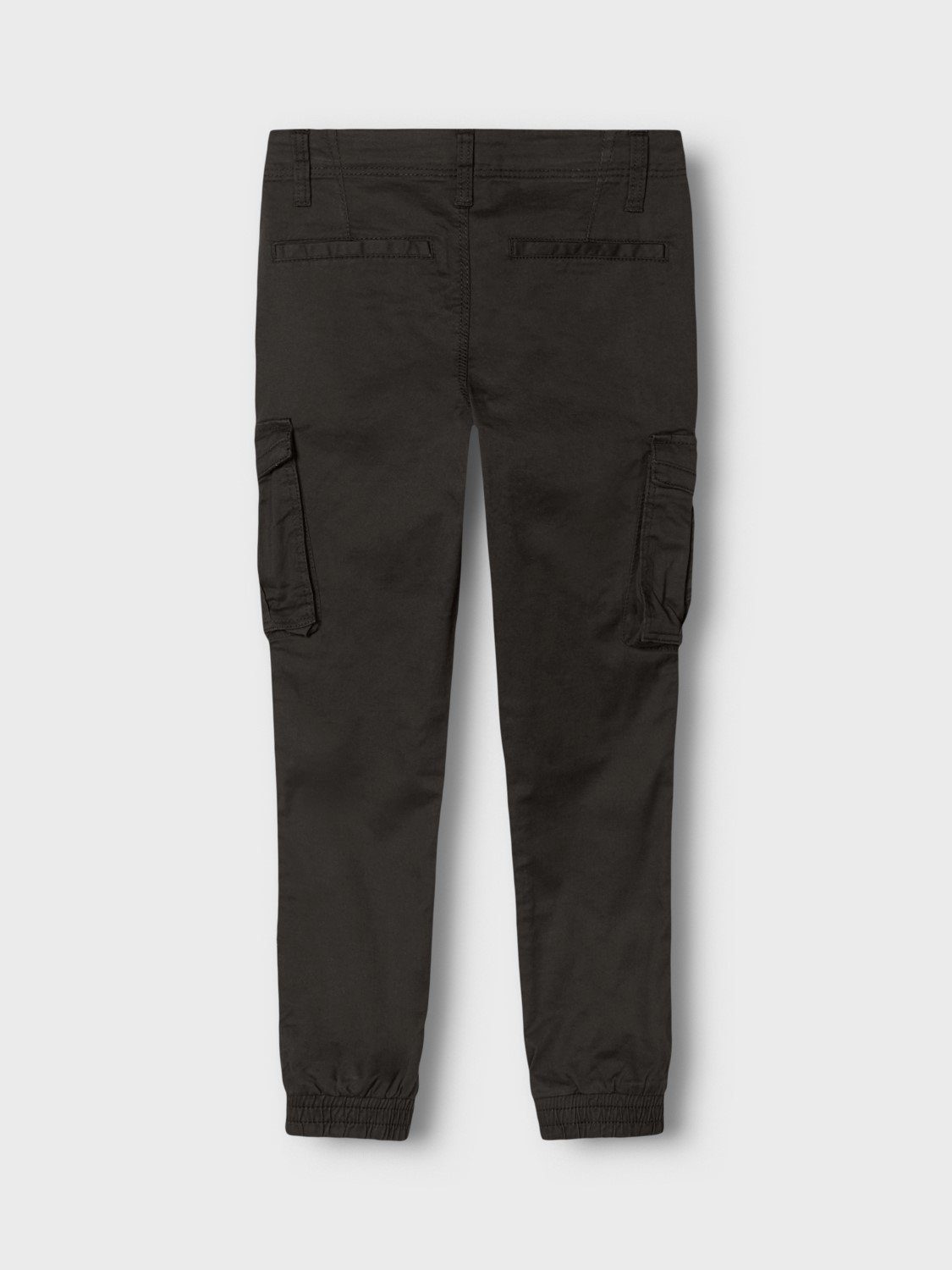 Name It Cargohose Cargo für Freizeithose NKMRYAN für Unisex Baumwolle Regular Fit unifarben elastisch Reißverschluss – Bild 3 von 3