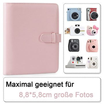 zggzerg Fotoalbum Mini Fotoalbum mit 256 Taschen für Fujifilm Instax Film Polaroid Fotos