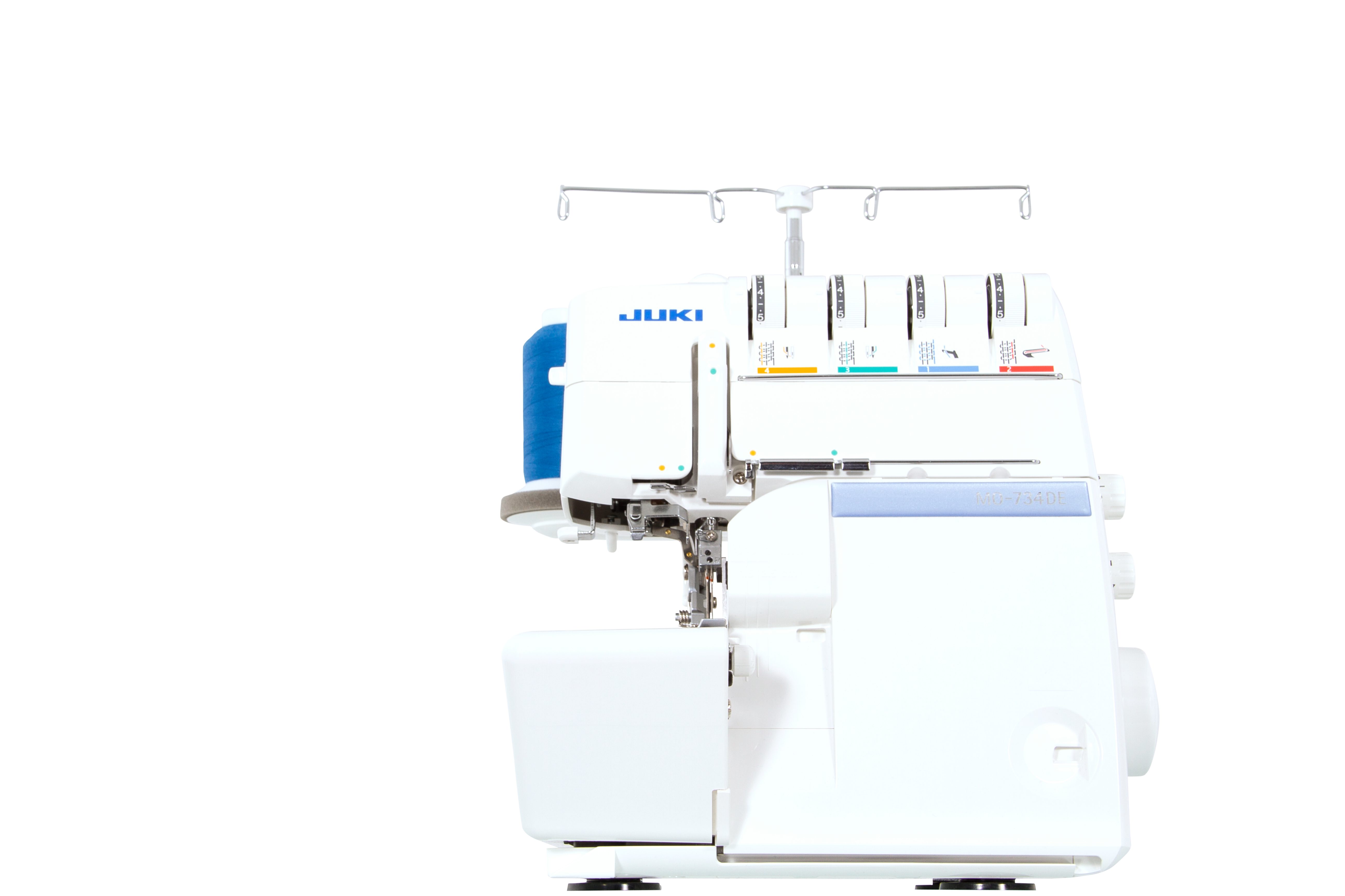 Juki Nähmaschine Juki MO-734DE, Legendäre Overlock für Profinähte und schönste Rollsäume
