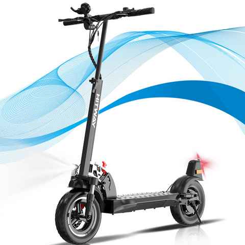 HITWAY E-Scooter 48V 10Ah mit Zulassung ABE 10 Zoll Faltbarer E-roller 480W, 480,00 W, 20,00 km/h, H5 mit 30-40km Reichweite