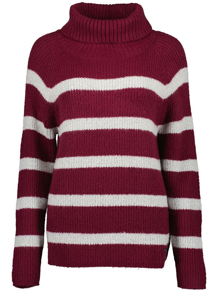 Blue Seven Rollkragenpullover Damen Пуловеры mit Rollkragen & Streifen - Gestreifter Вязаные свитера