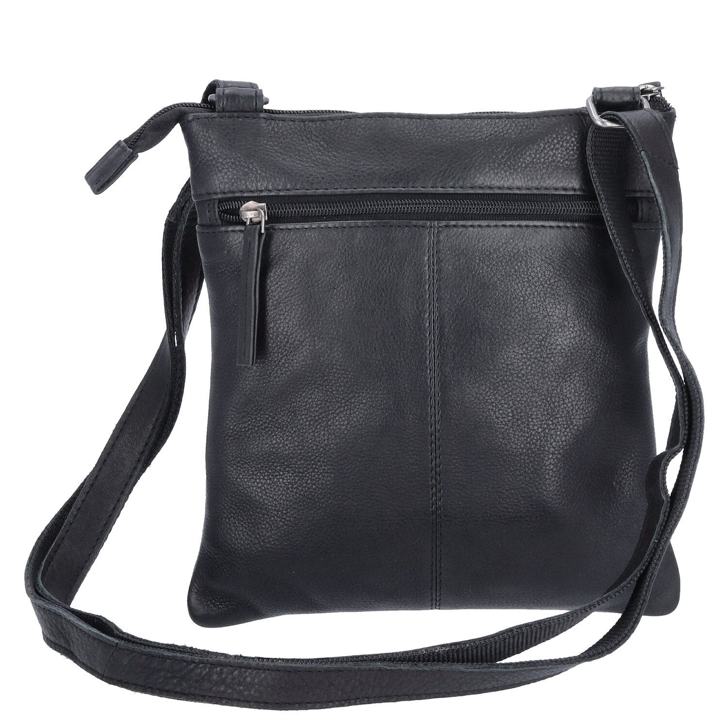 The Skandinavian Brand Umhängetasche The Skandinavian Brand Damen Ledertasche Black (1-tlg)