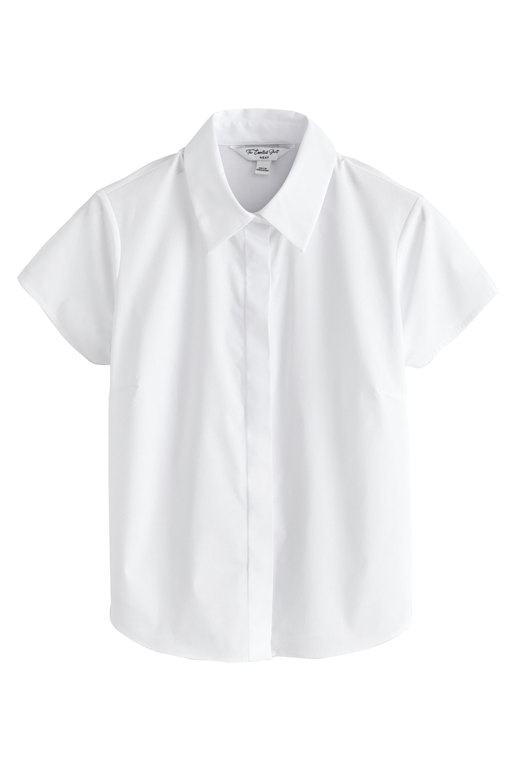 Next Hemdbluse Essential Kurzarmshirt für die vollere Brust (1-tlg)