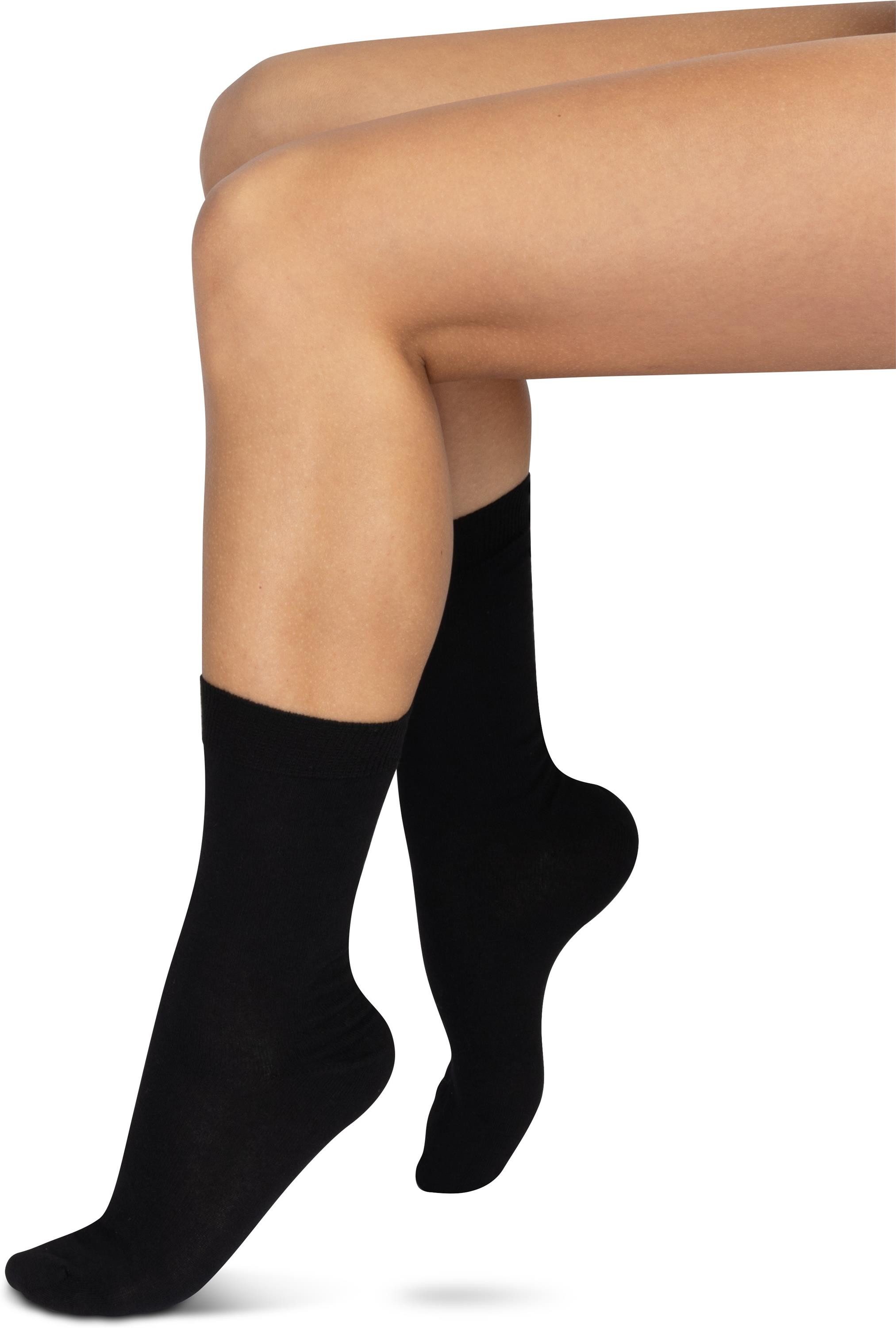 normani Basicsocken 10 Paar Herrensocken Schwarz (10er-Set, 10 Paar) Hygienisch Geruchshemmend Atmungsaktiv ohne einschneidendes Bündchen – Bild 5 von 5
